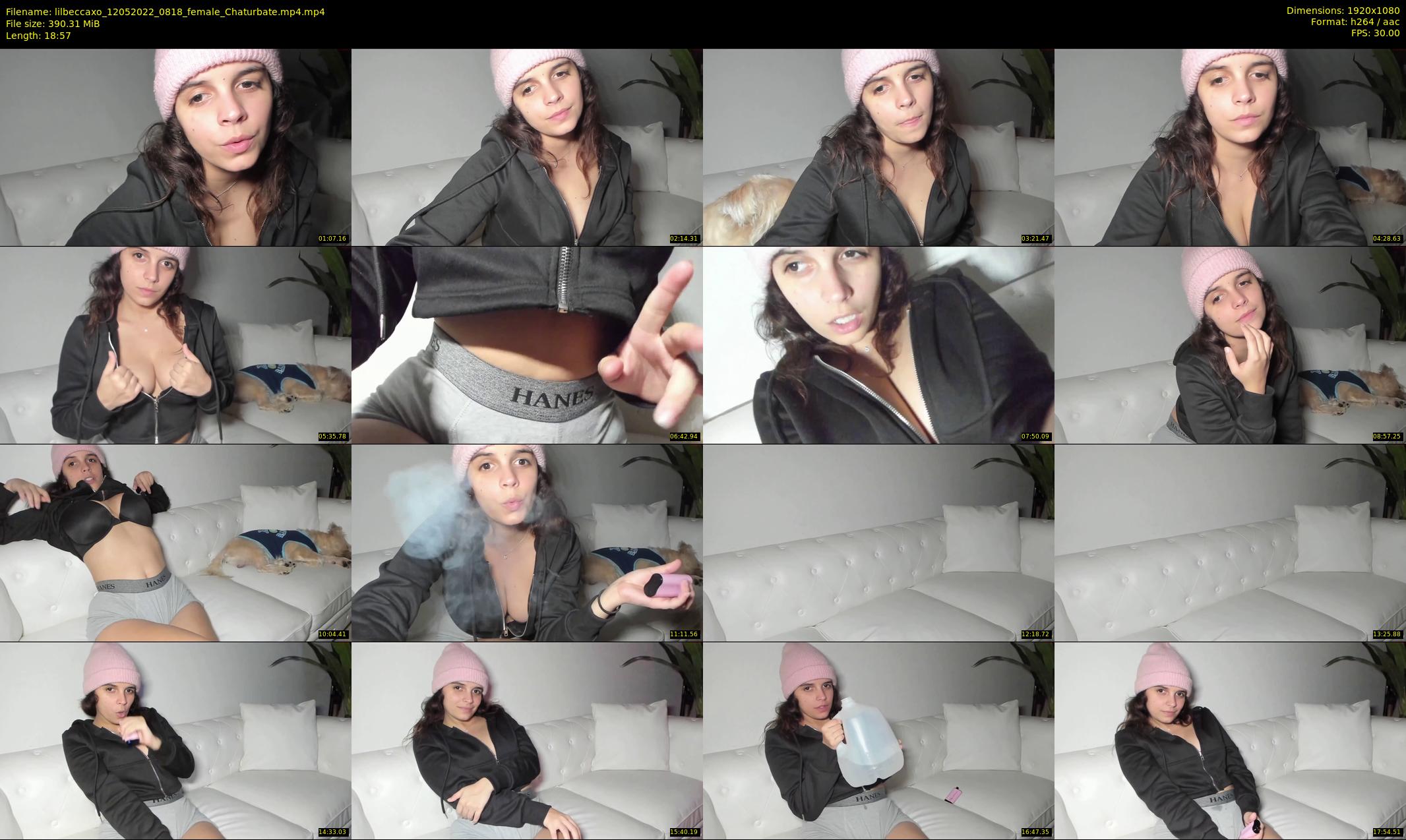 lilbeccaxo — 19 minute Chaturbate female cam show recording, 1080p, May 12, 2022