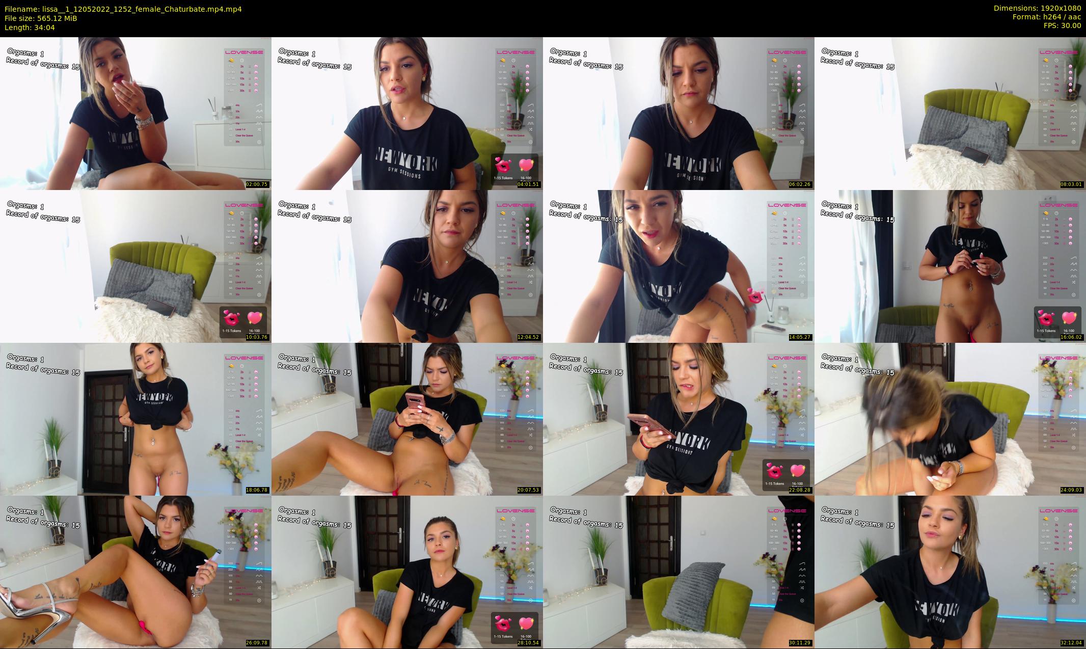 lissa__1 — 35 minute Chaturbate female cam show recording, 1080p, May 12, 2022