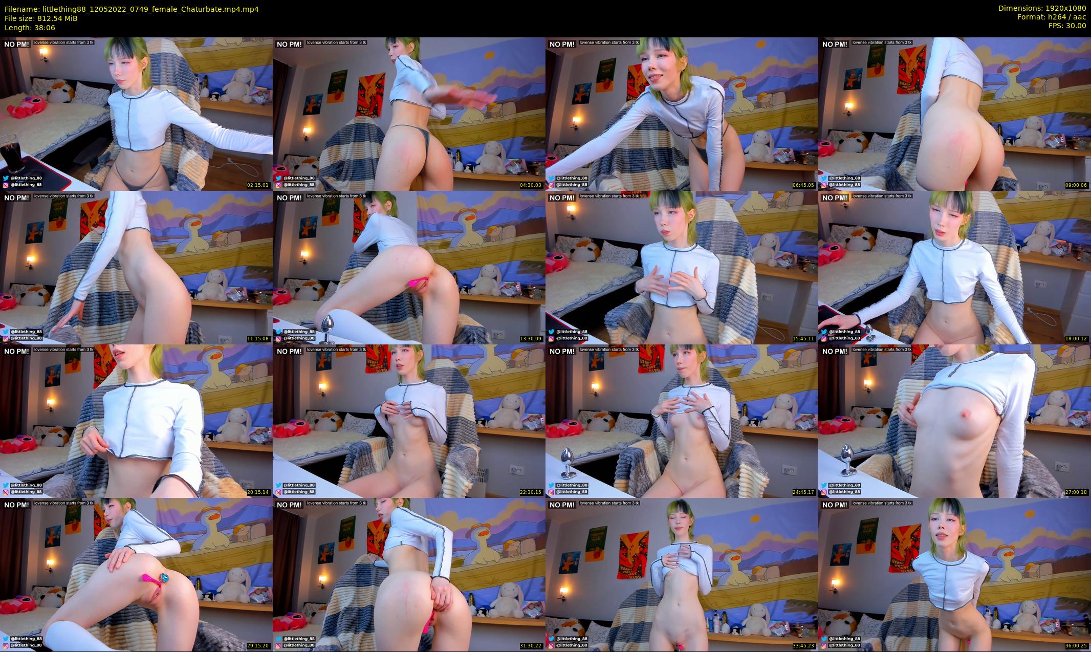 littlething88 — 39 minute Chaturbate female cam show recording, 1080p, May 12, 2022