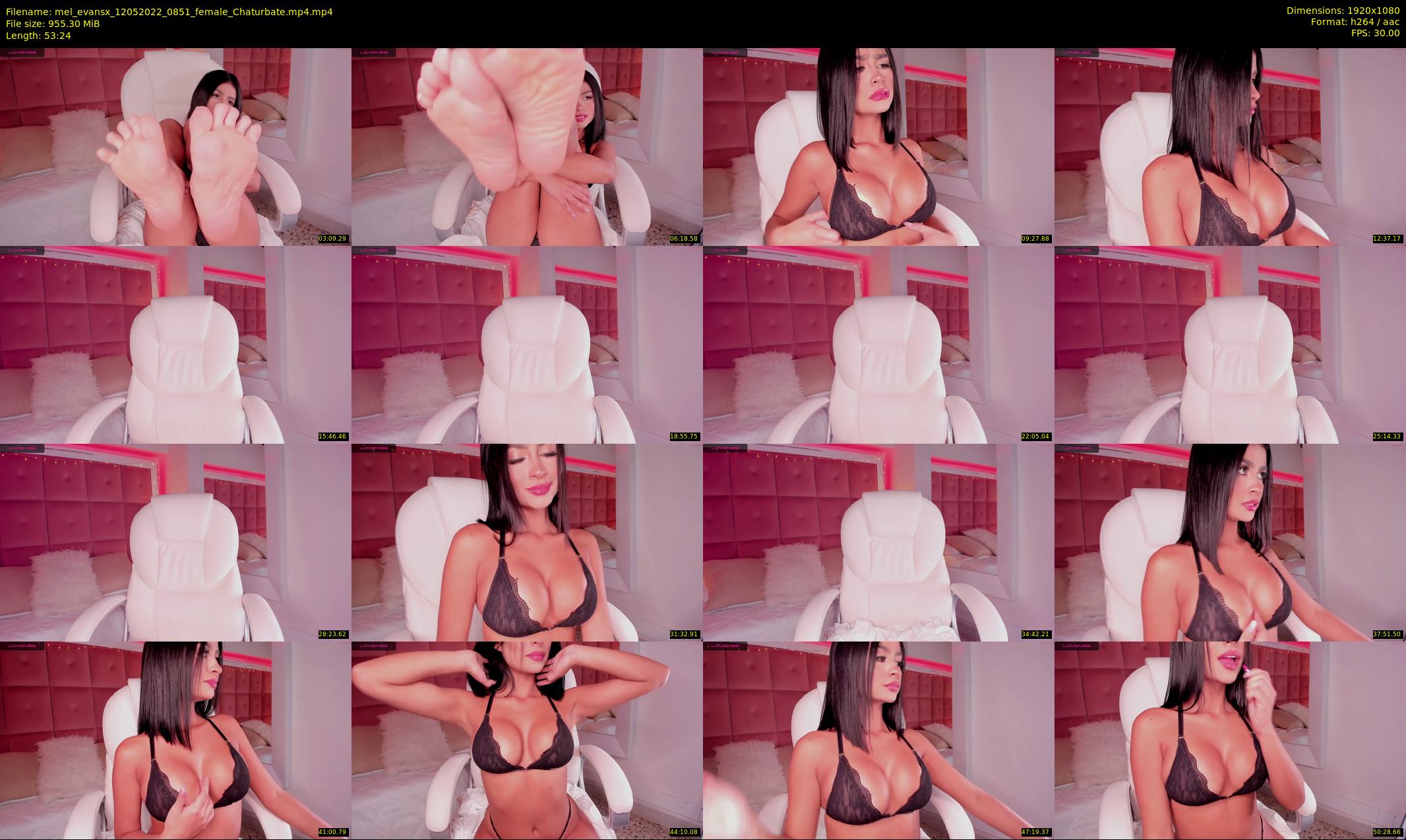 mel_evansx — 54 minute Chaturbate female cam show recording, 1080p, May 12, 2022