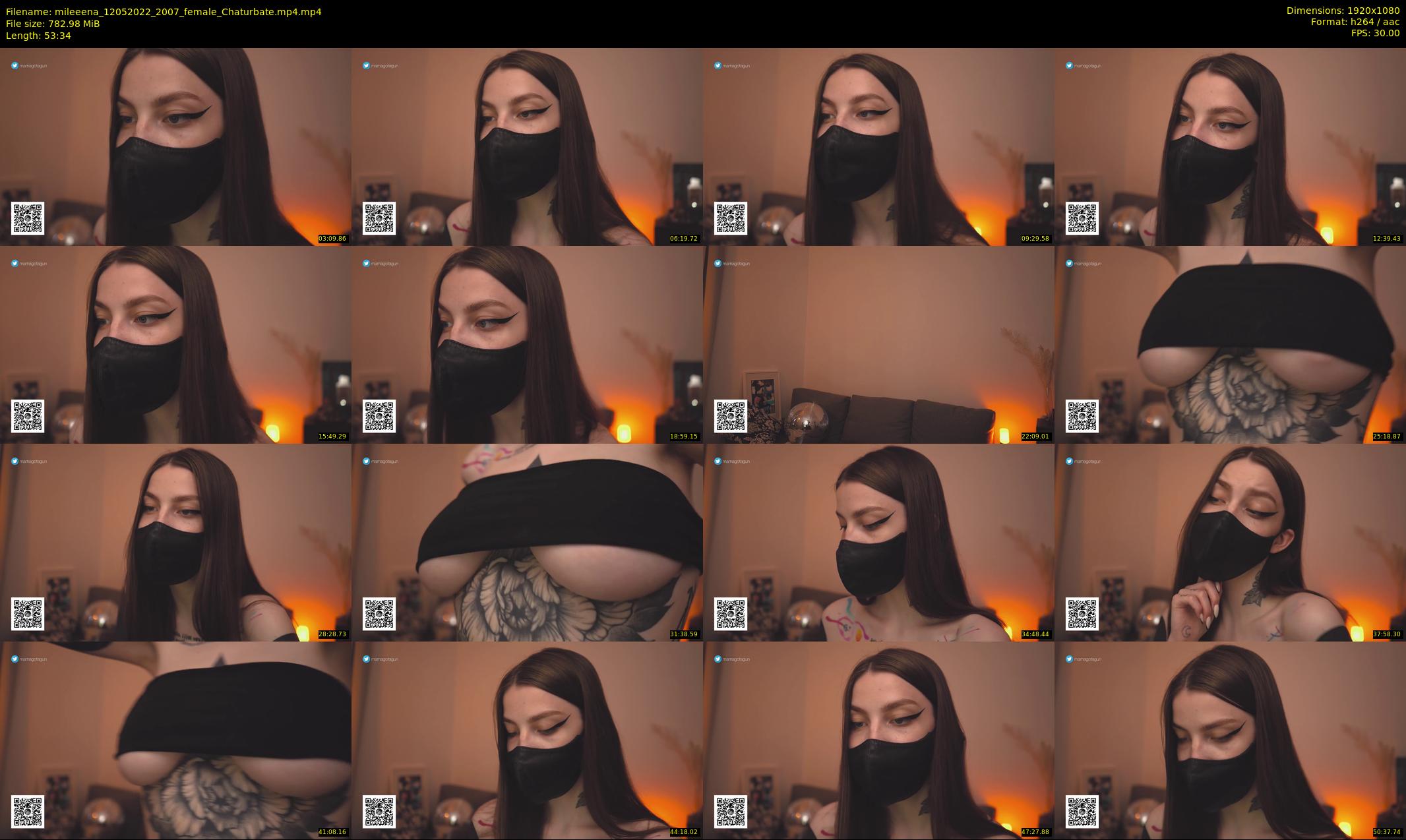 mileeena — 54 minute Chaturbate female cam show recording, 1080p, May 12, 2022