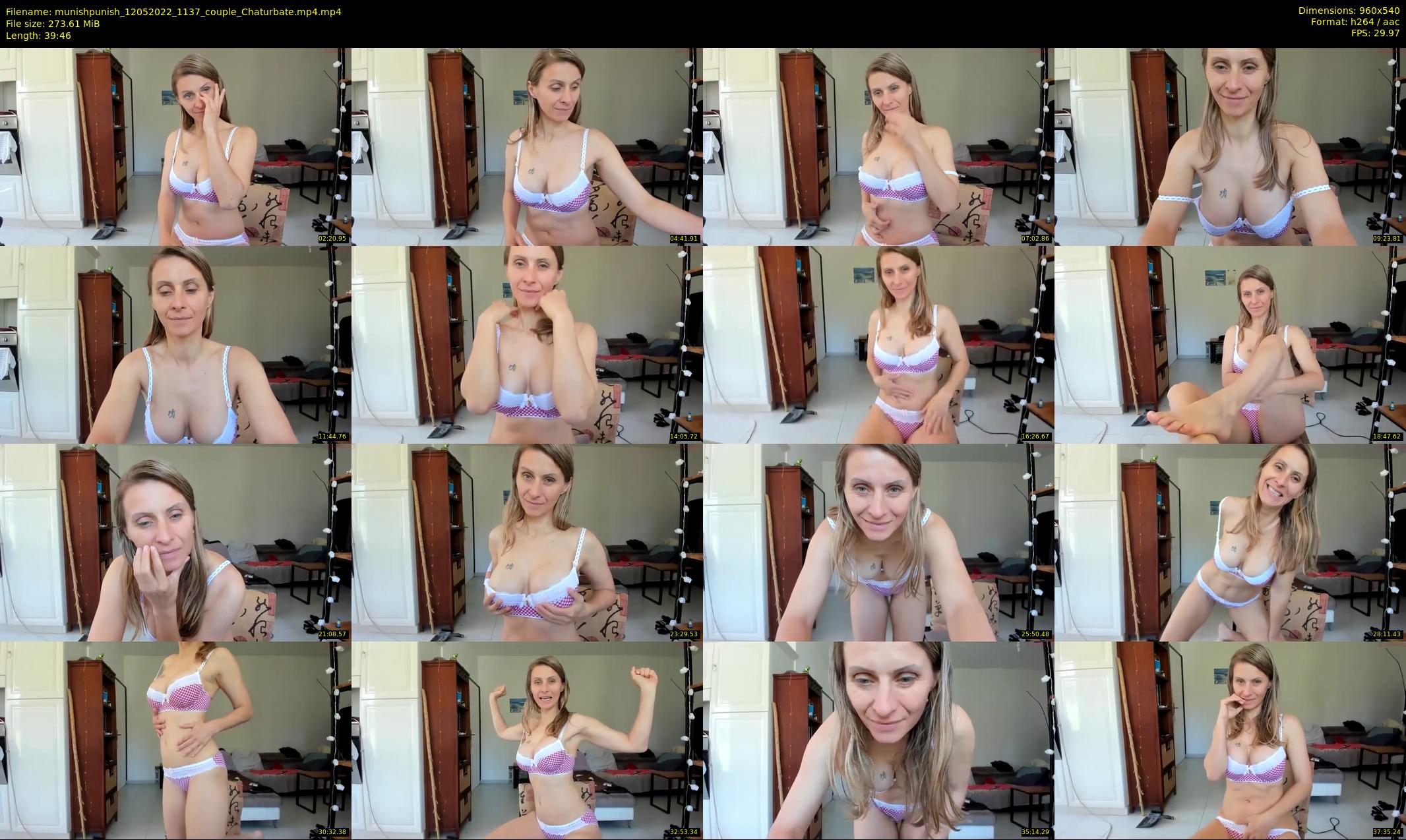 munishpunish — 40 minute Chaturbate couple cam show recording, 480p, May 12, 2022