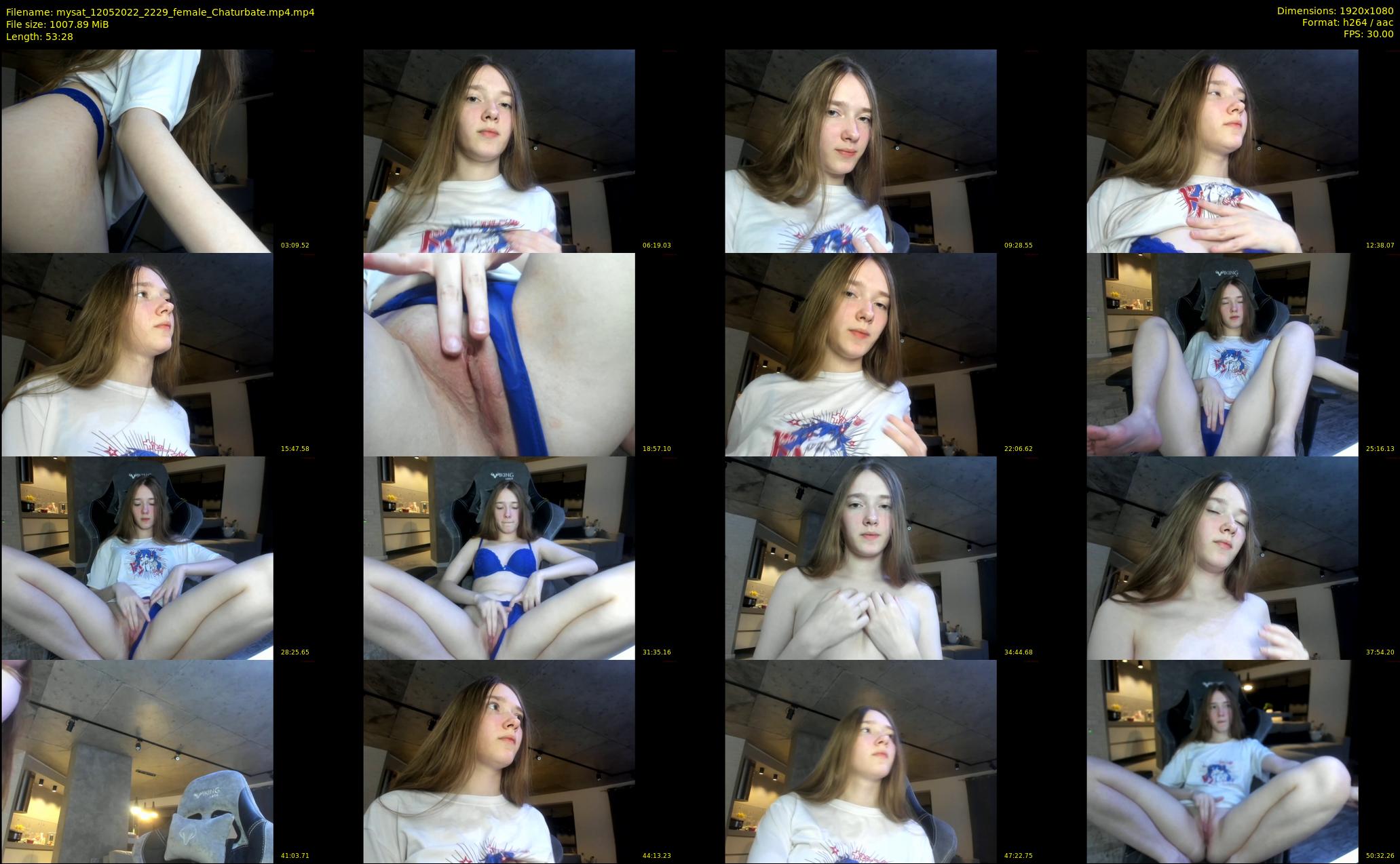 mysat — 54 minute Chaturbate female cam show recording, 1080p, May 12, 2022