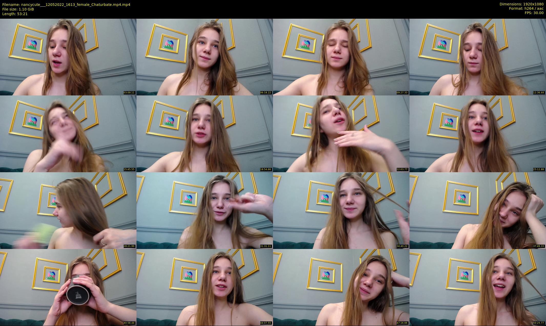 nancycute__ — 54 minute Chaturbate female cam show recording, 1080p, May 12, 2022