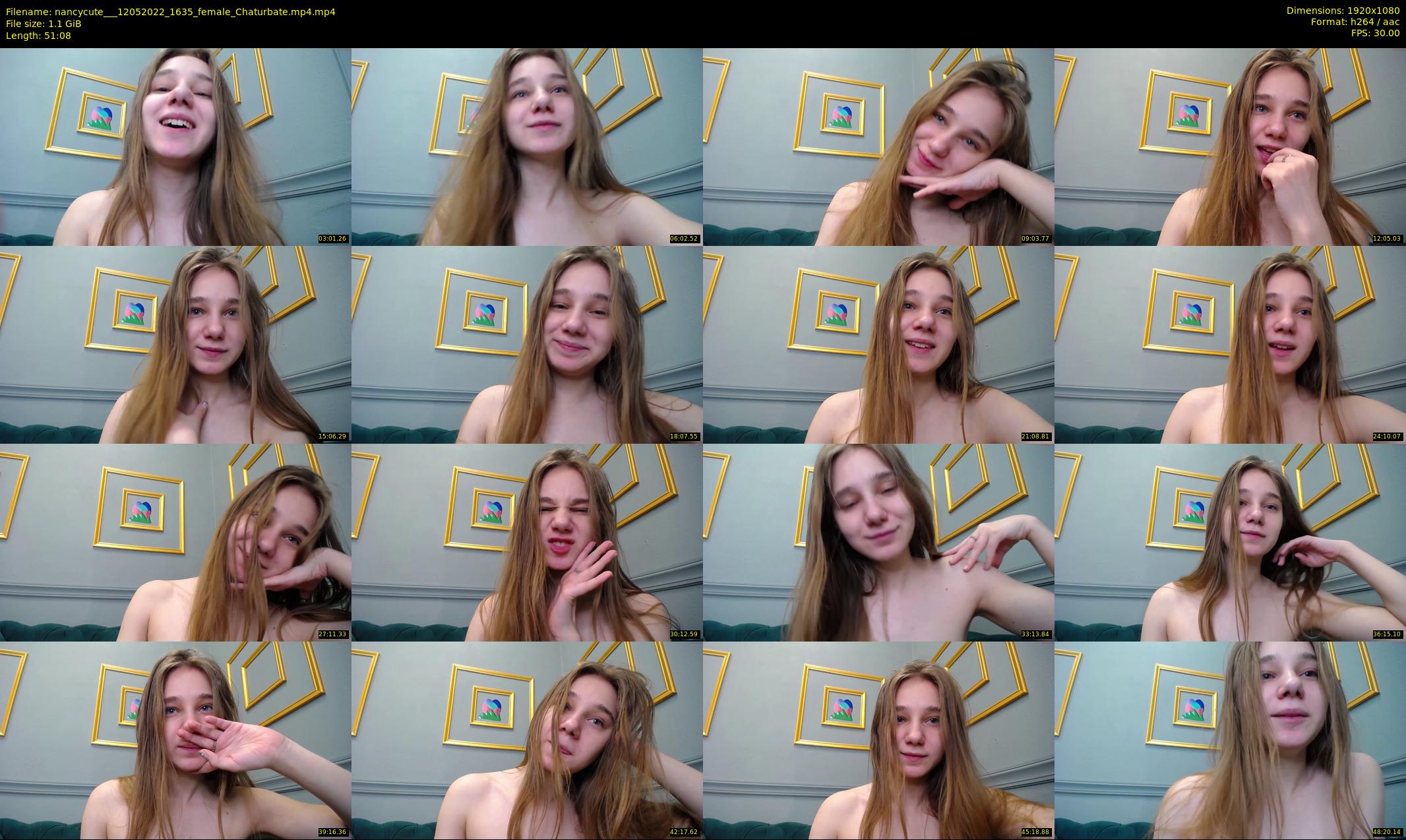 nancycute__ — 52 minute Chaturbate female cam show recording, 1080p, May 12, 2022
