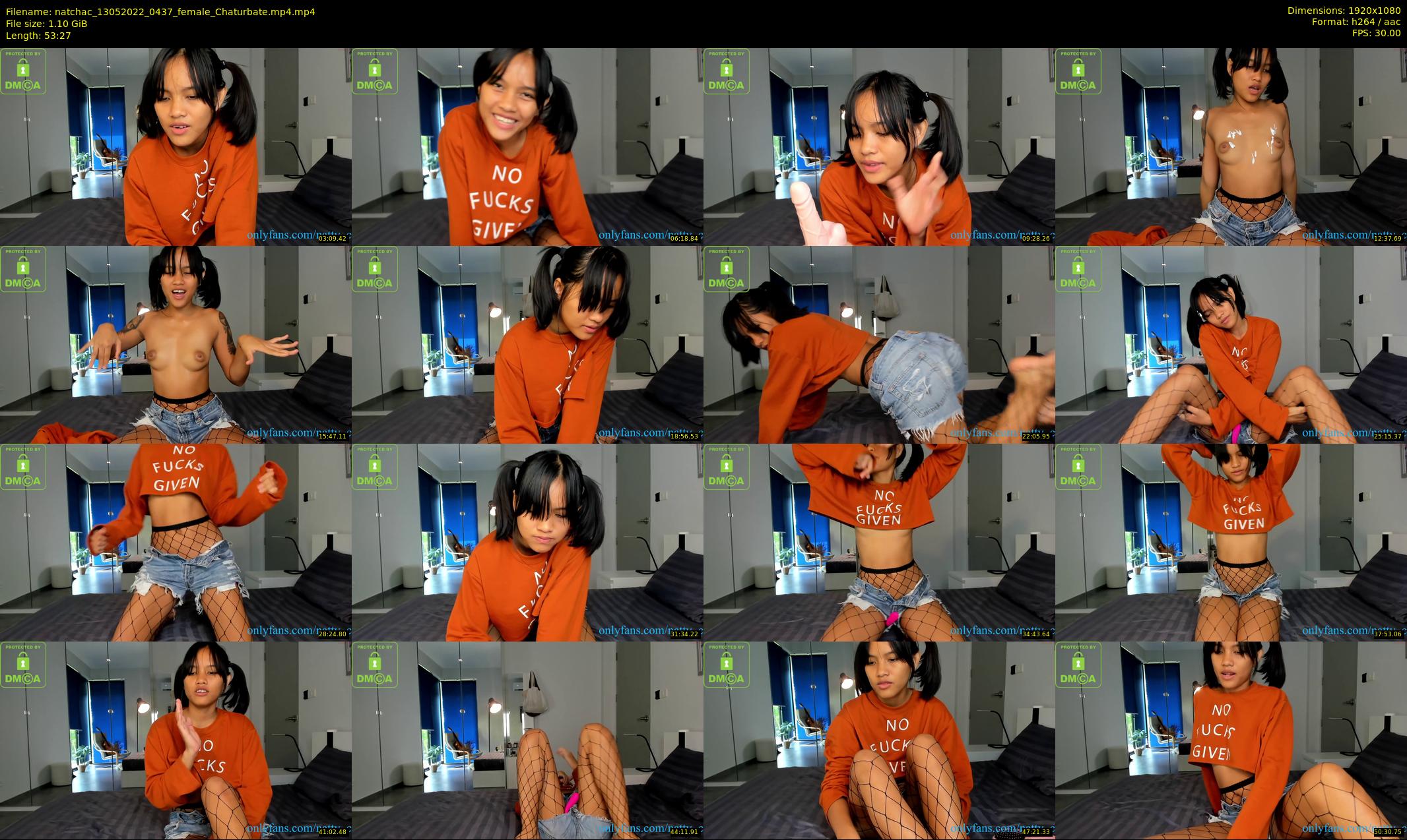 natchac — 54 minute Chaturbate female cam show recording, 1080p, May 13, 2022