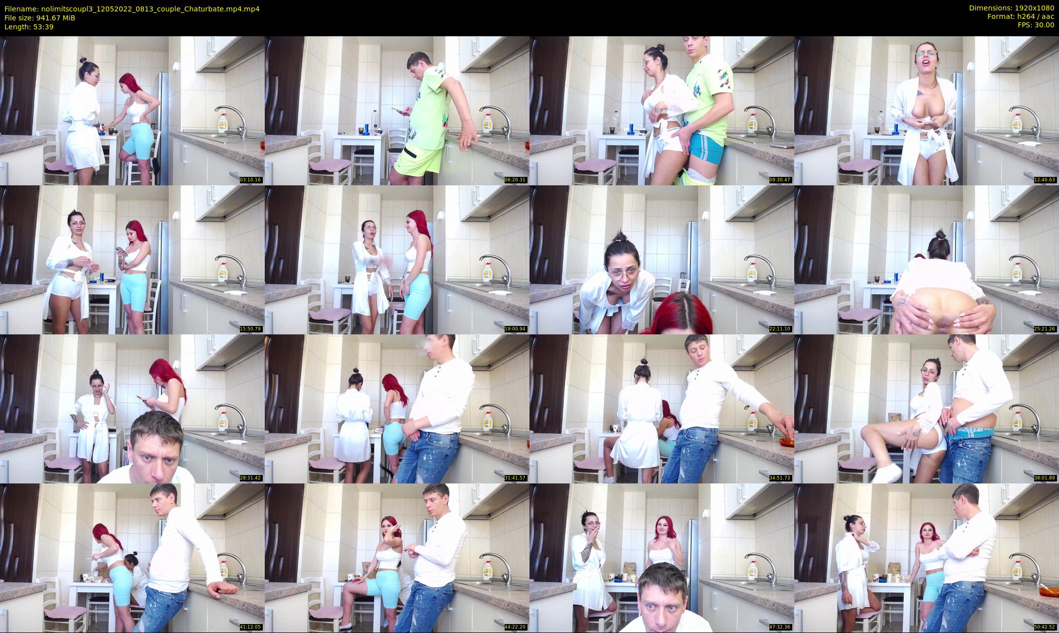 nolimitscoupl3 — 54 minute Chaturbate couple cam show recording, 1080p, May 12, 2022