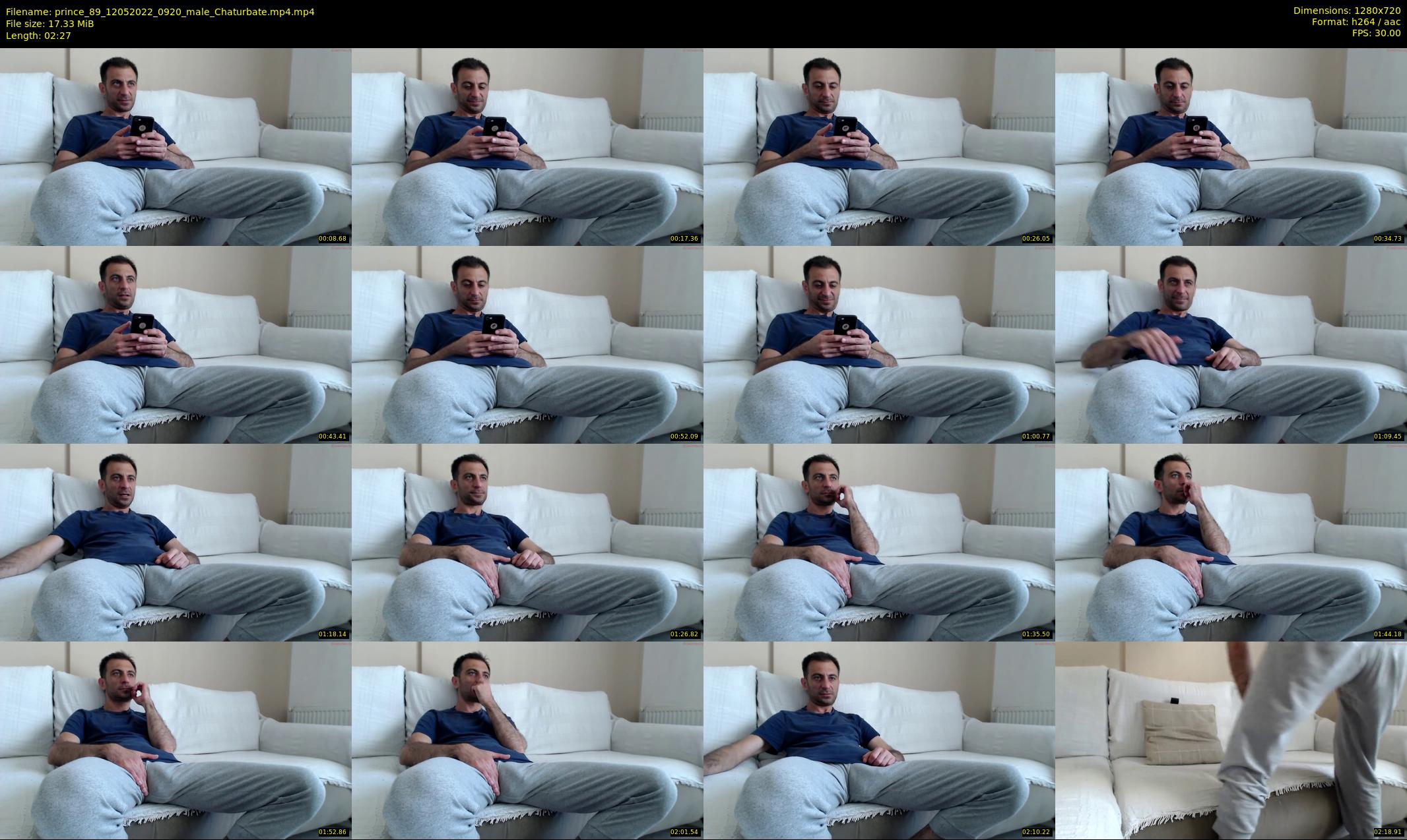 prince_89 — 3 minute Chaturbate male cam show recording, 720p, May 12, 2022