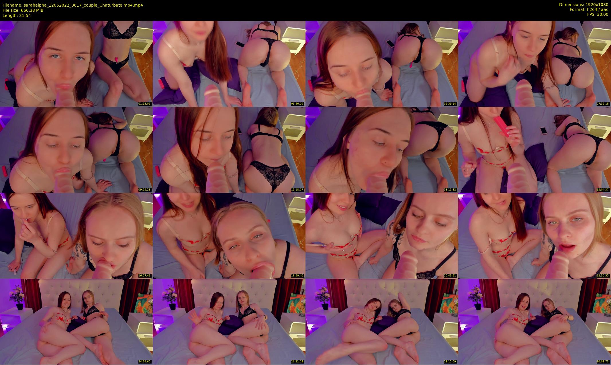 sarahalpha — 32 minute Chaturbate couple cam show recording, 1080p, May 12, 2022