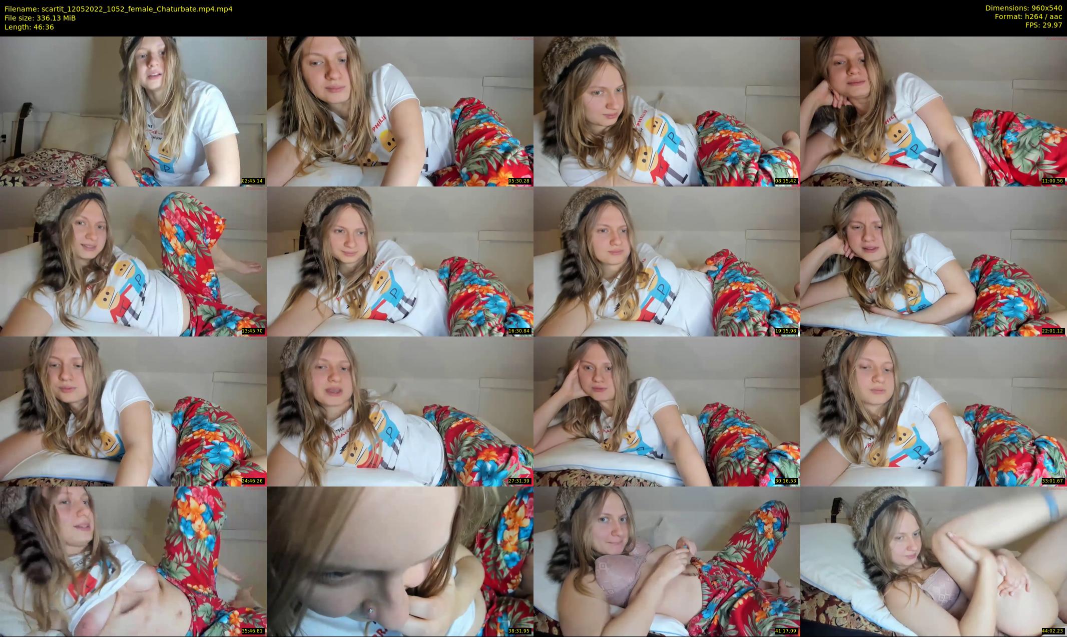 scartit — 47 minute Chaturbate female cam show recording, 480p, May 12, 2022