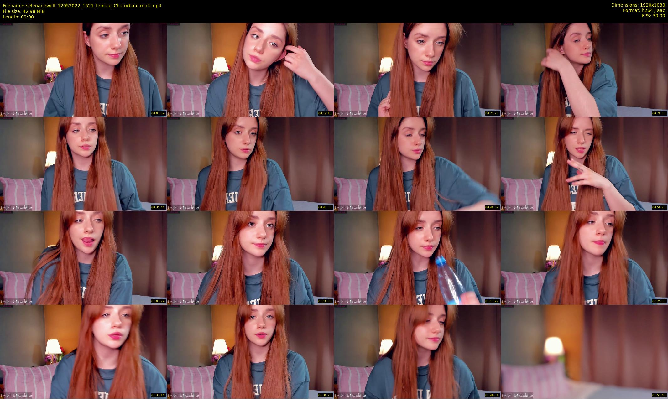 selenanewolf — 2 minute Chaturbate couple cam show recording, 1080p, May 12, 2022