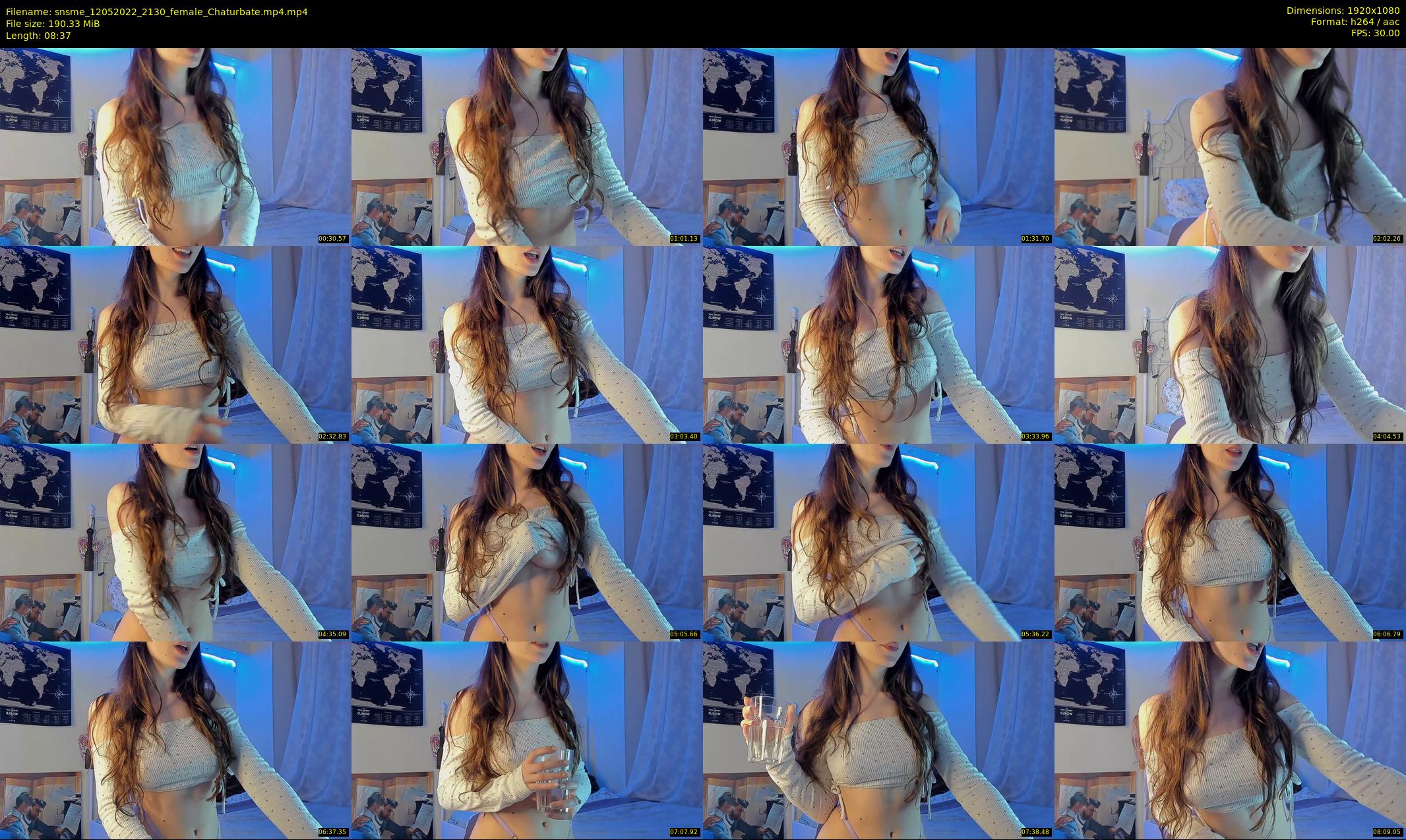 snsme — 9 minute Chaturbate female cam show recording, 1080p, May 12, 2022