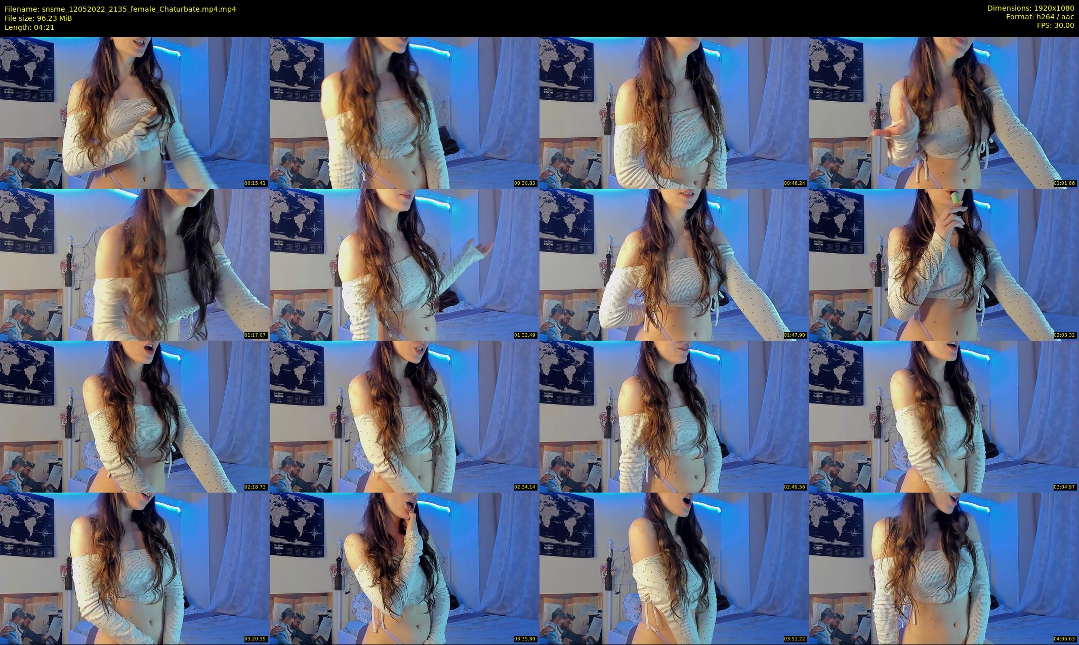 snsme — 5 minute Chaturbate female cam show recording, 1080p, May 12, 2022