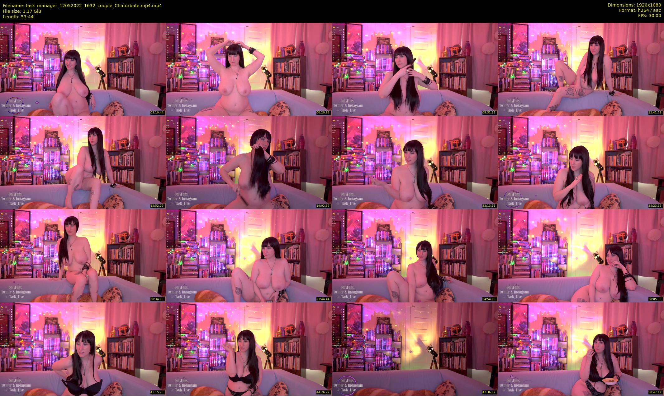 task_manager — 54 minute Chaturbate couple cam show recording, 1080p, May 12, 2022