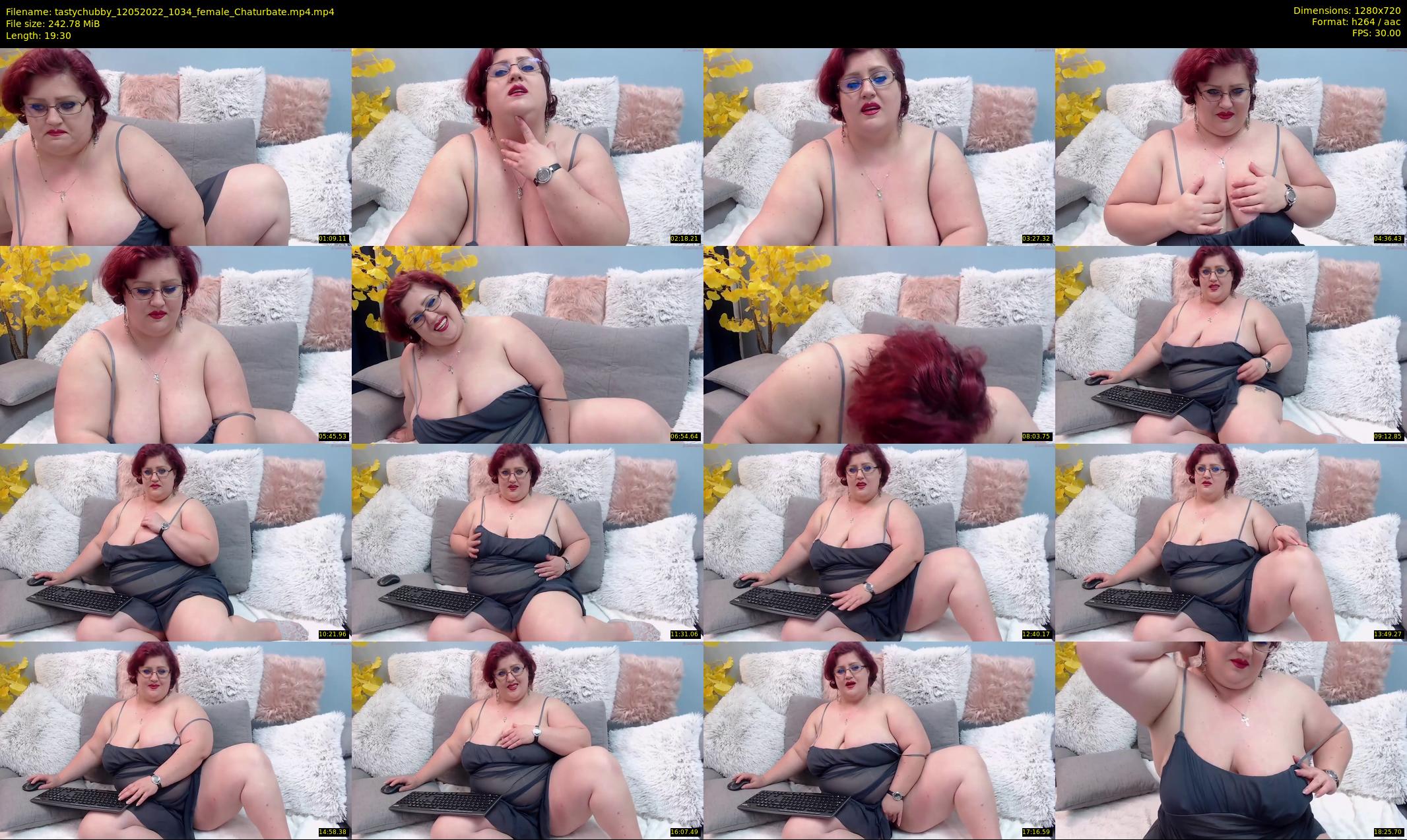 tastychubby — 20 minute Chaturbate female cam show recording, 720p, May 12, 2022