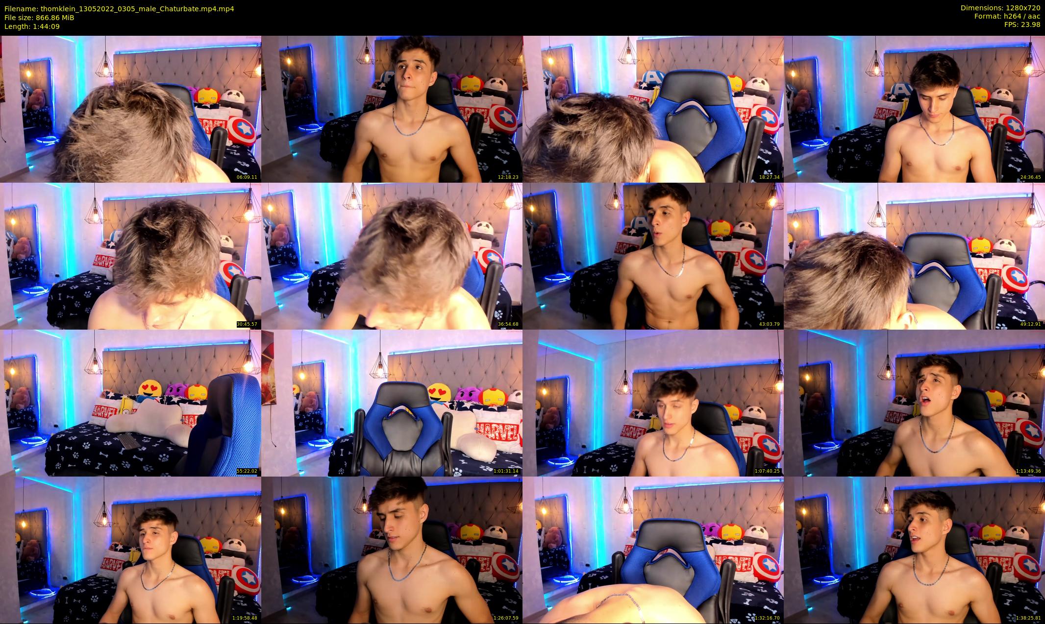 thomklein — 105 minute Chaturbate male cam show recording, 720p, May 13, 2022