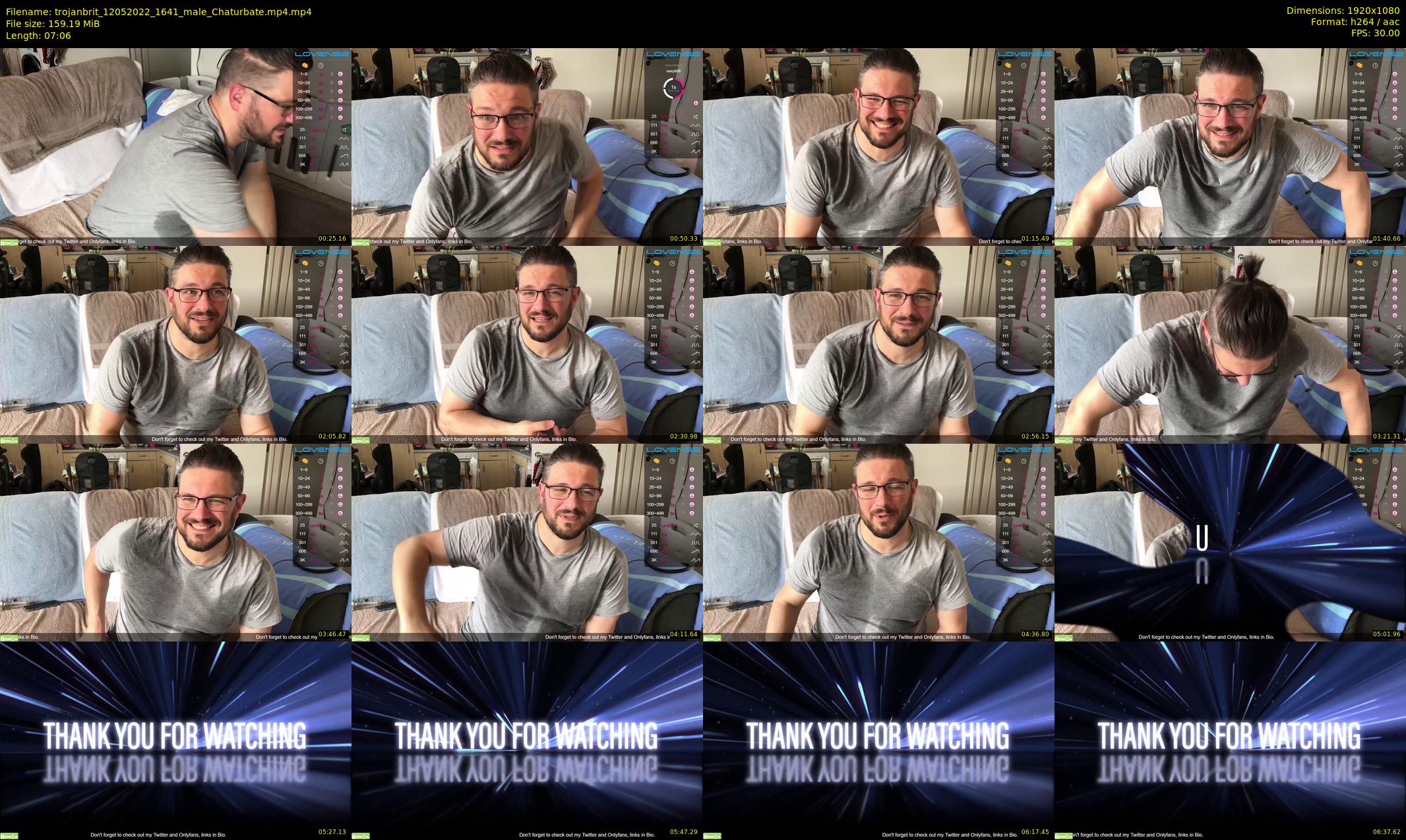 trojanbrit — 8 minute Chaturbate male cam show recording, 1080p, May 12, 2022