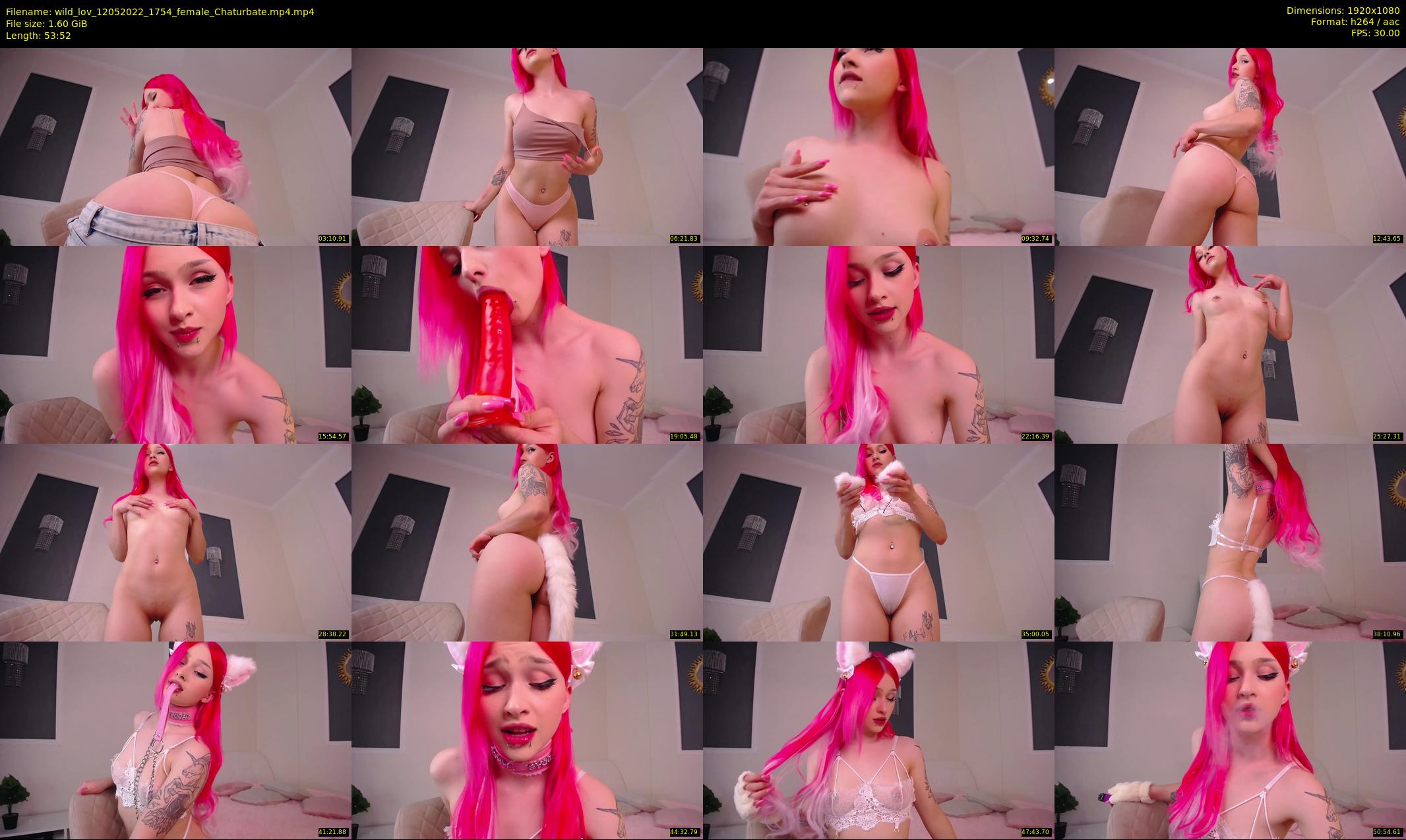 wild_lov — 54 minute Chaturbate female cam show recording, 1080p, May 12, 2022