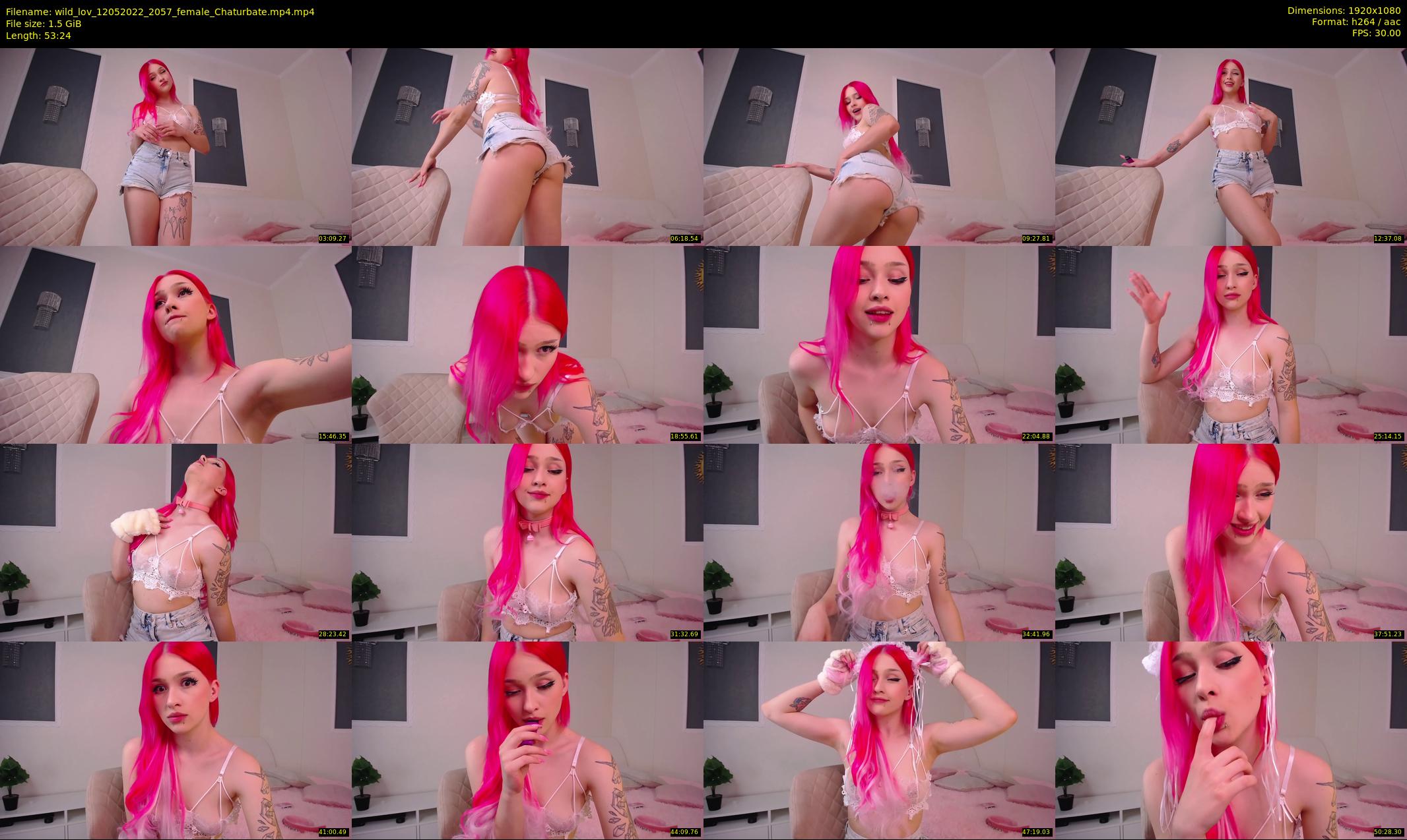 wild_lov — 54 minute Chaturbate female cam show recording, 1080p, May 12, 2022