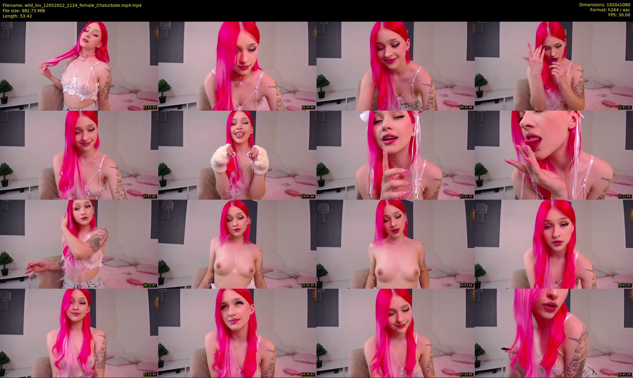 wild_lov — 54 minute Chaturbate female cam show recording, 1080p, May 12, 2022