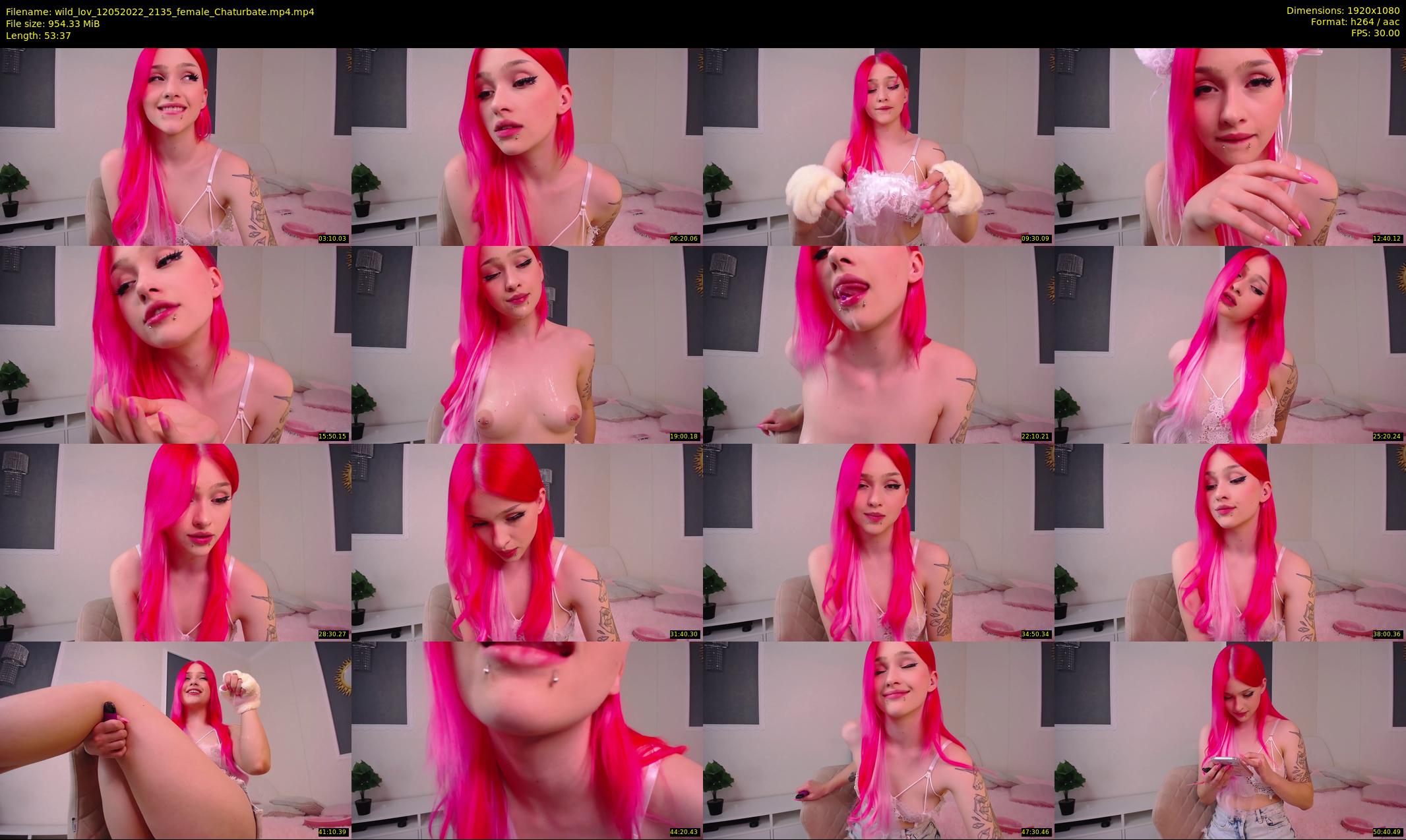 wild_lov — 54 minute Chaturbate female cam show recording, 1080p, May 12, 2022
