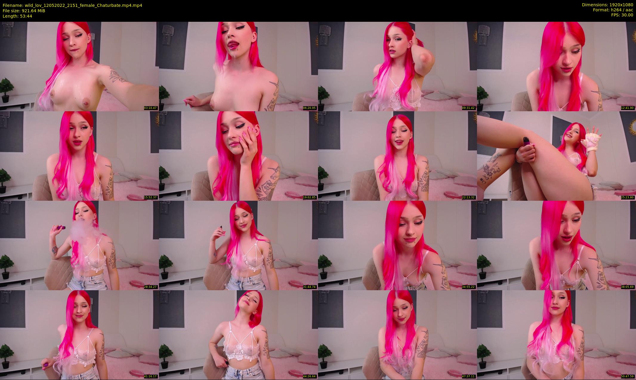 wild_lov — 54 minute Chaturbate female cam show recording, 1080p, May 12, 2022