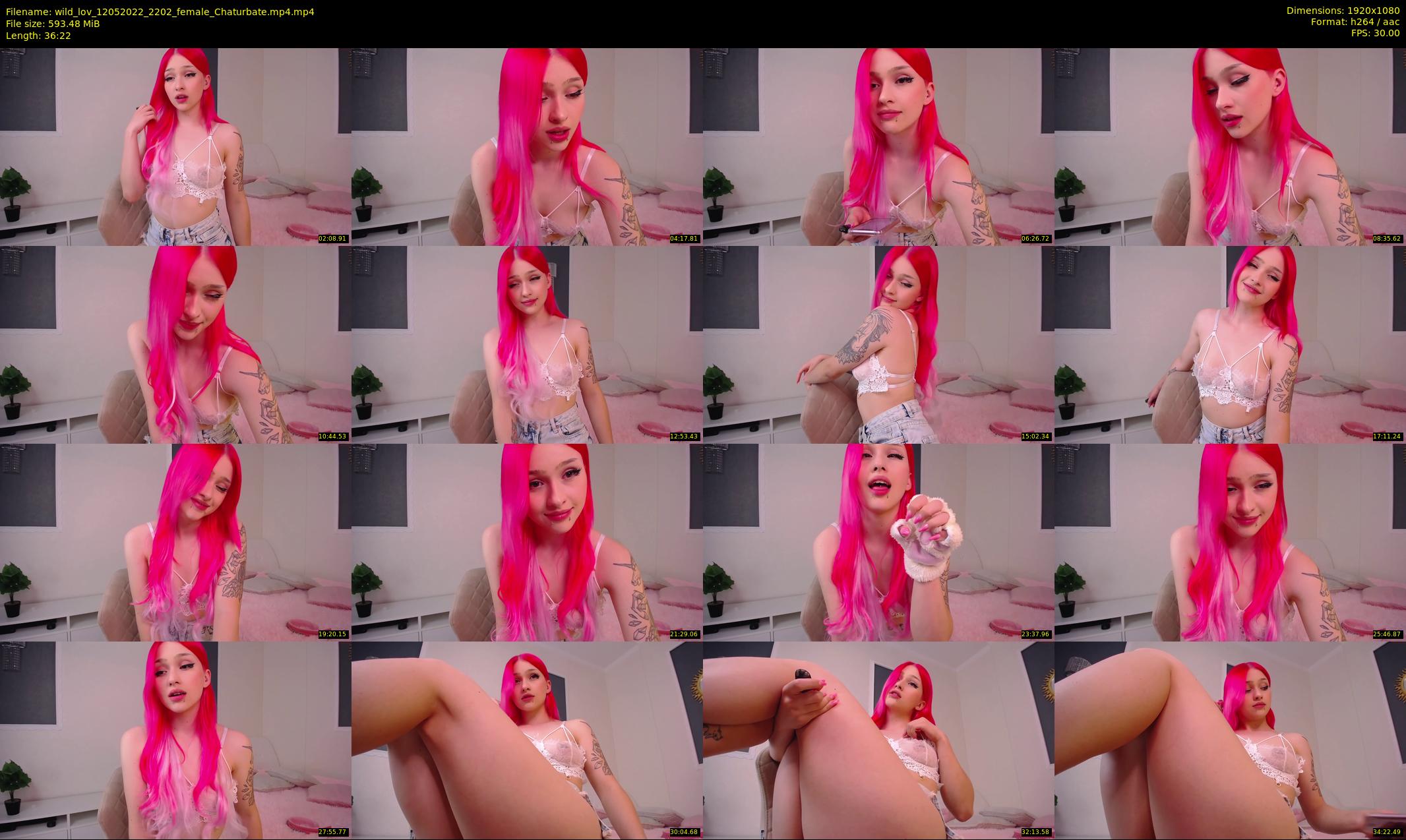 wild_lov — 37 minute Chaturbate female cam show recording, 1080p, May 12, 2022