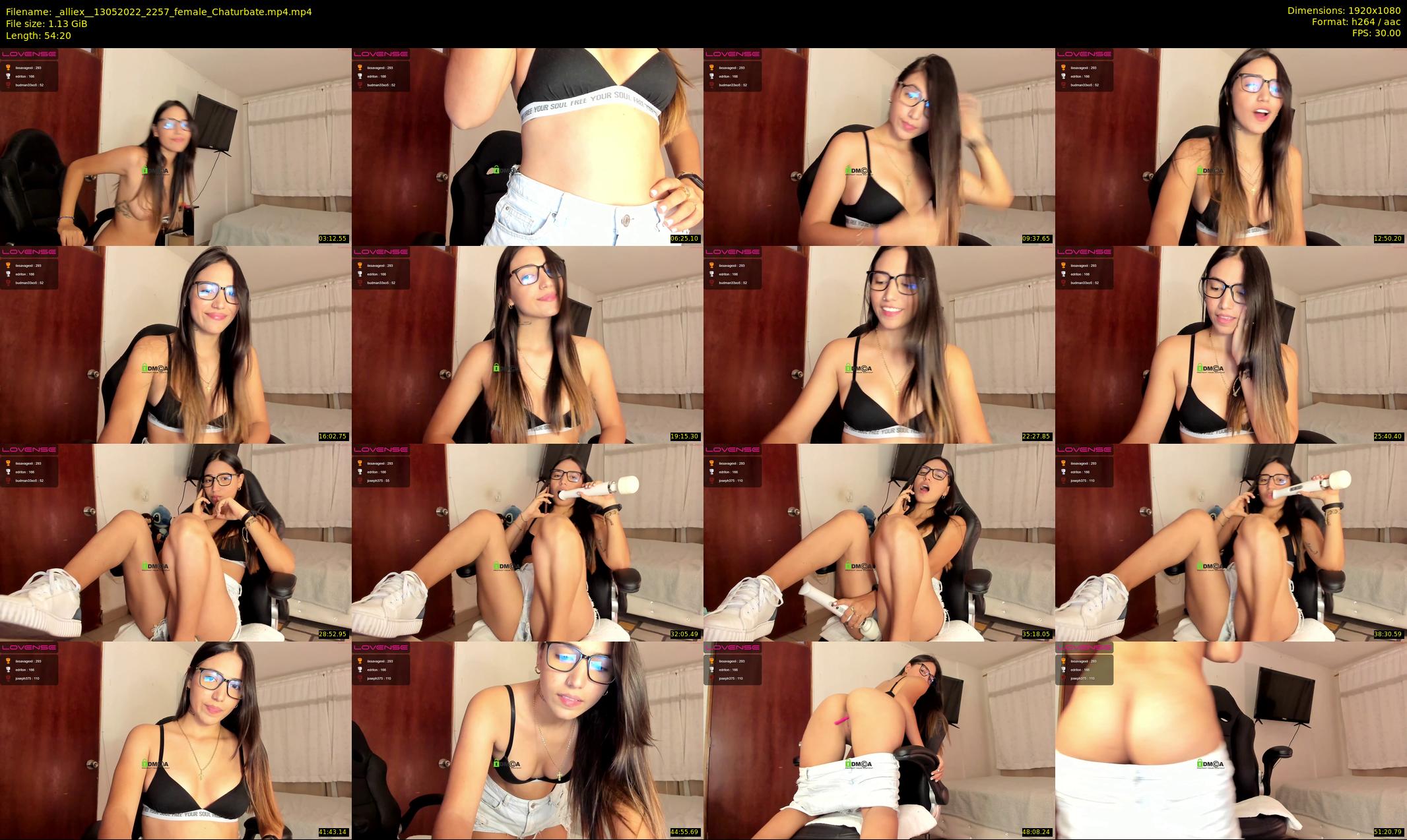 _alliex_ — 55 minute Chaturbate female cam show recording, 1080p, May 13, 2022