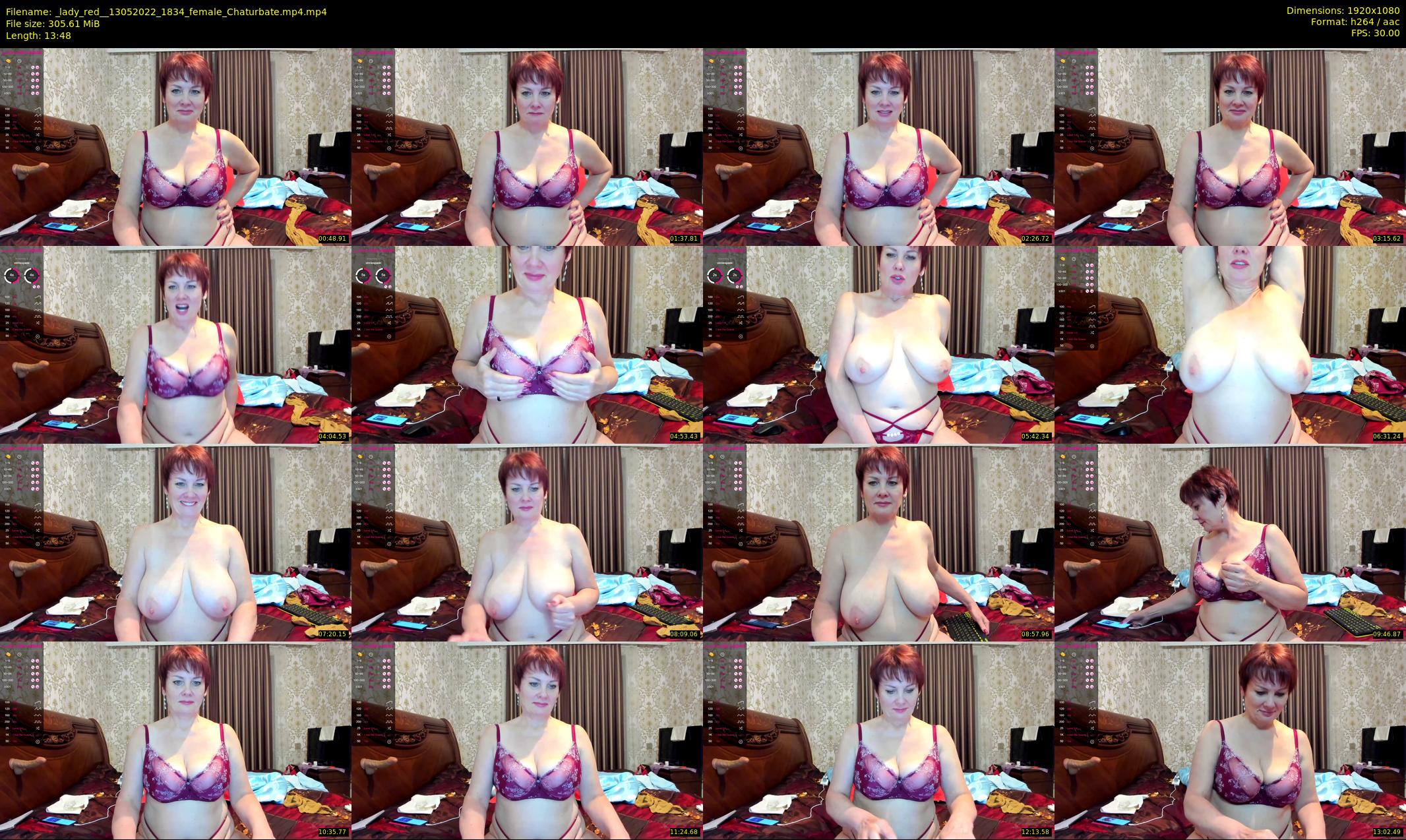 _lady_red_ — 14 minute Chaturbate female cam show recording, 1080p, May 13, 2022