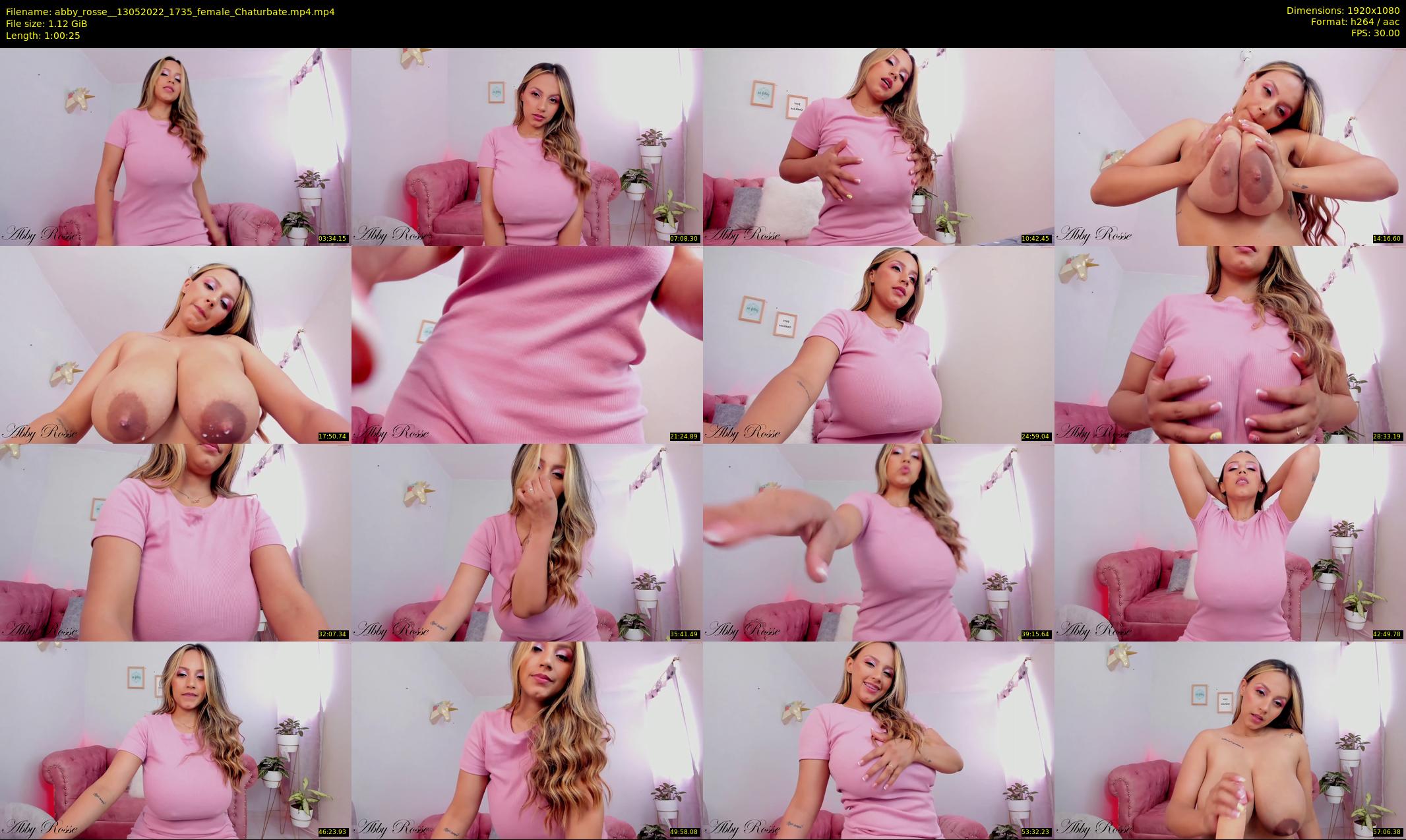 abby_rosse_ — 61 minute Chaturbate female cam show recording, 1080p, May 13, 2022