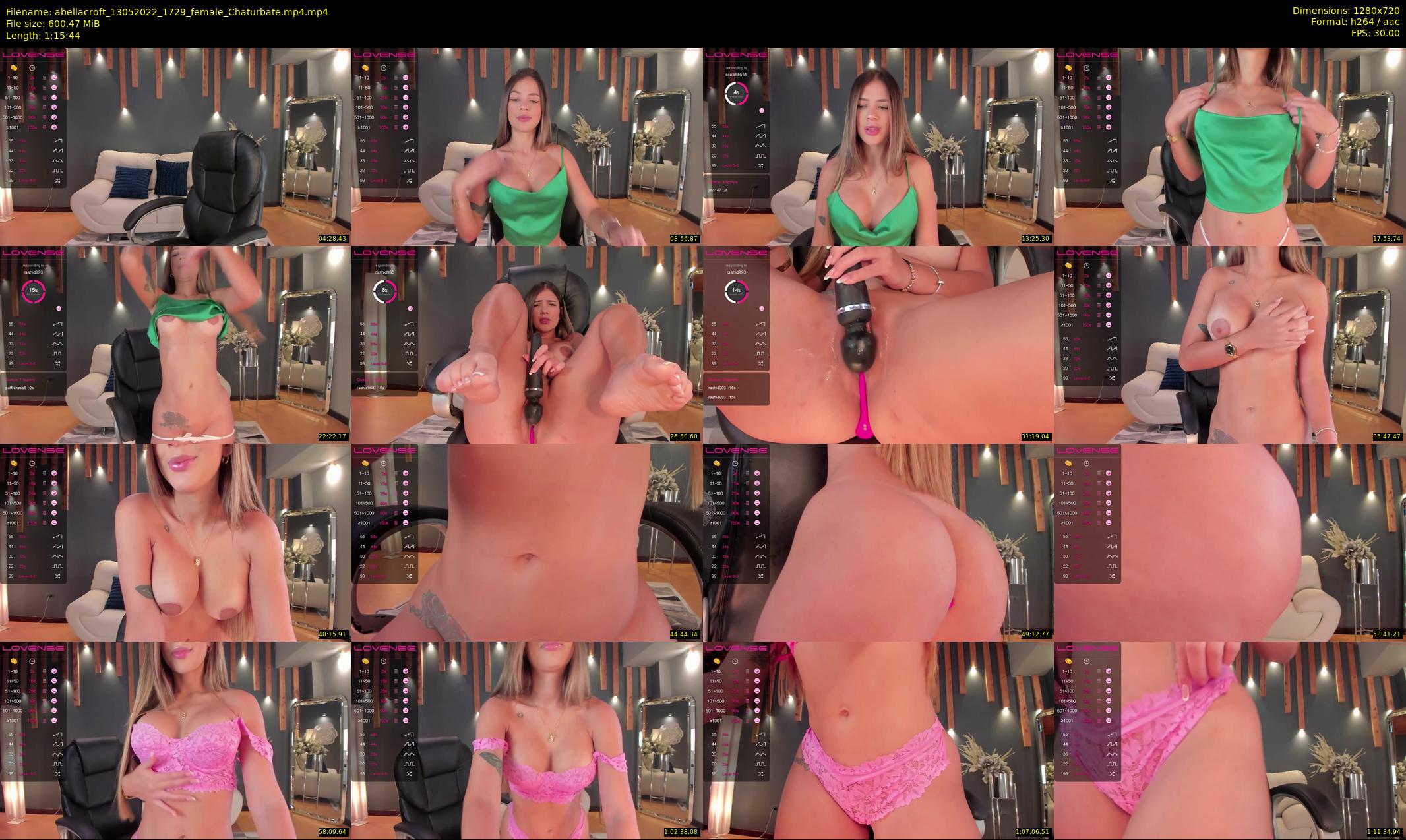 abellacroft — 76 minute Chaturbate female cam show recording, 720p, May 13, 2022