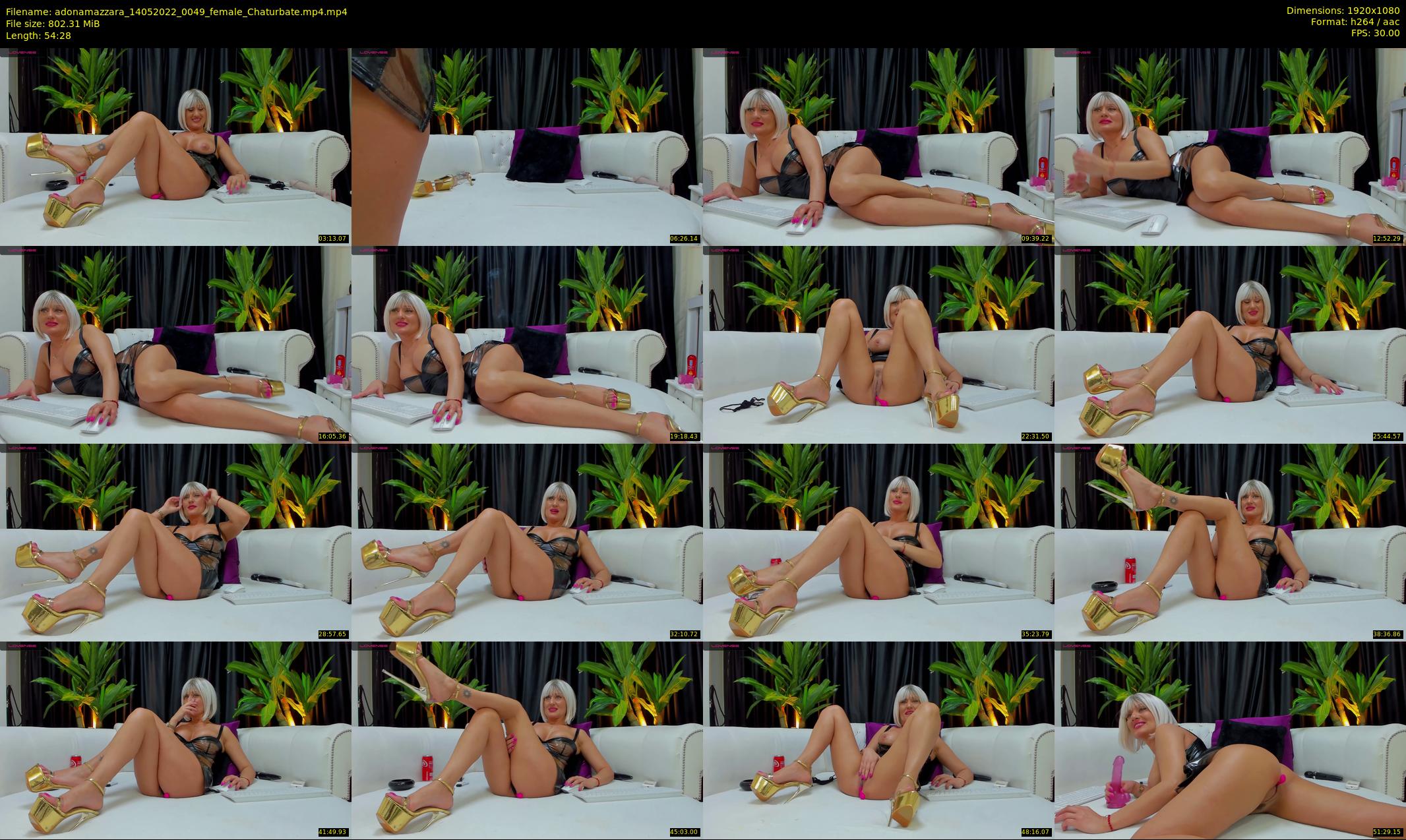 adonamazzara — 55 minute Chaturbate female cam show recording, 1080p, May 14, 2022