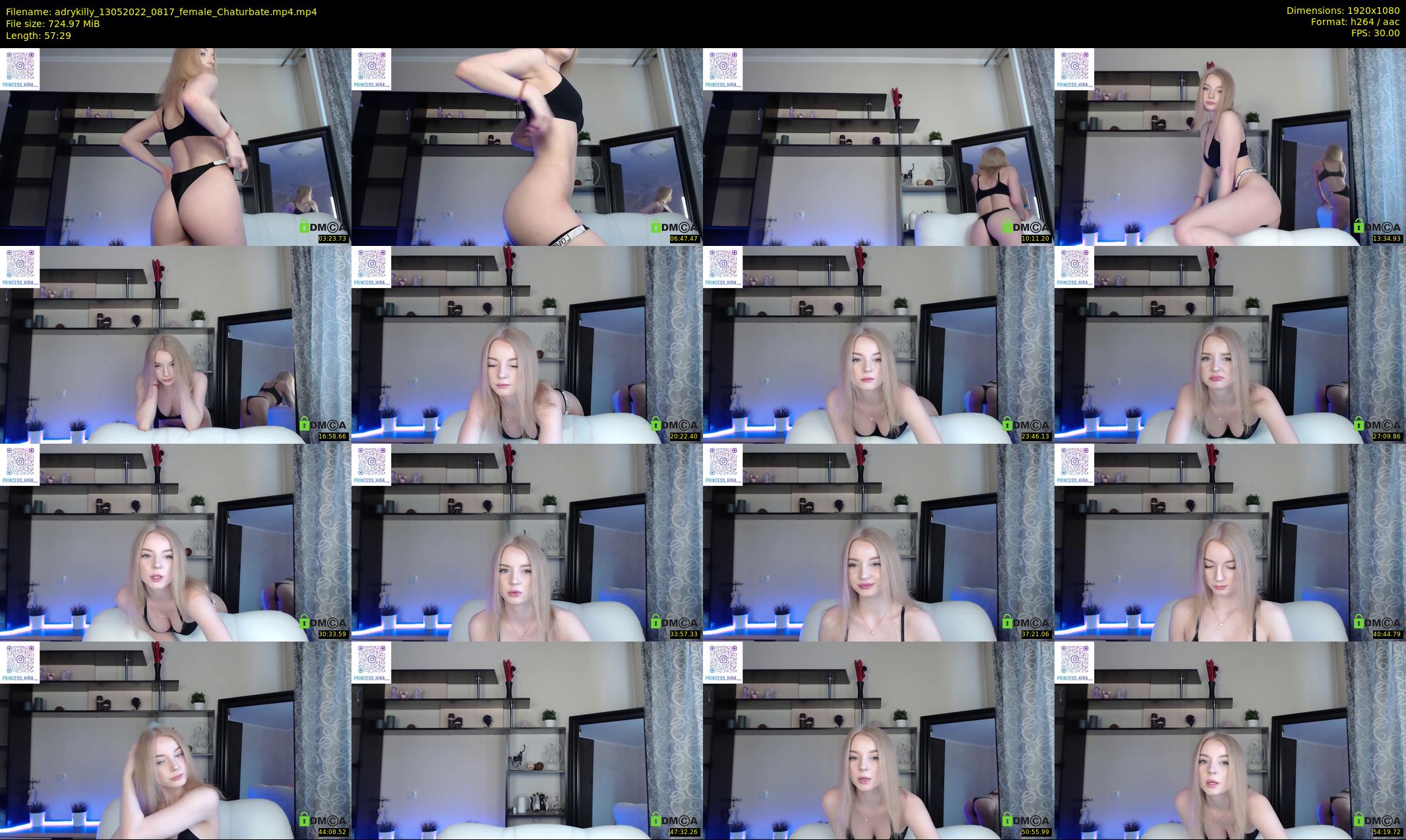 adrykilly — 58 minute Chaturbate female cam show recording, 1080p, May 13, 2022
