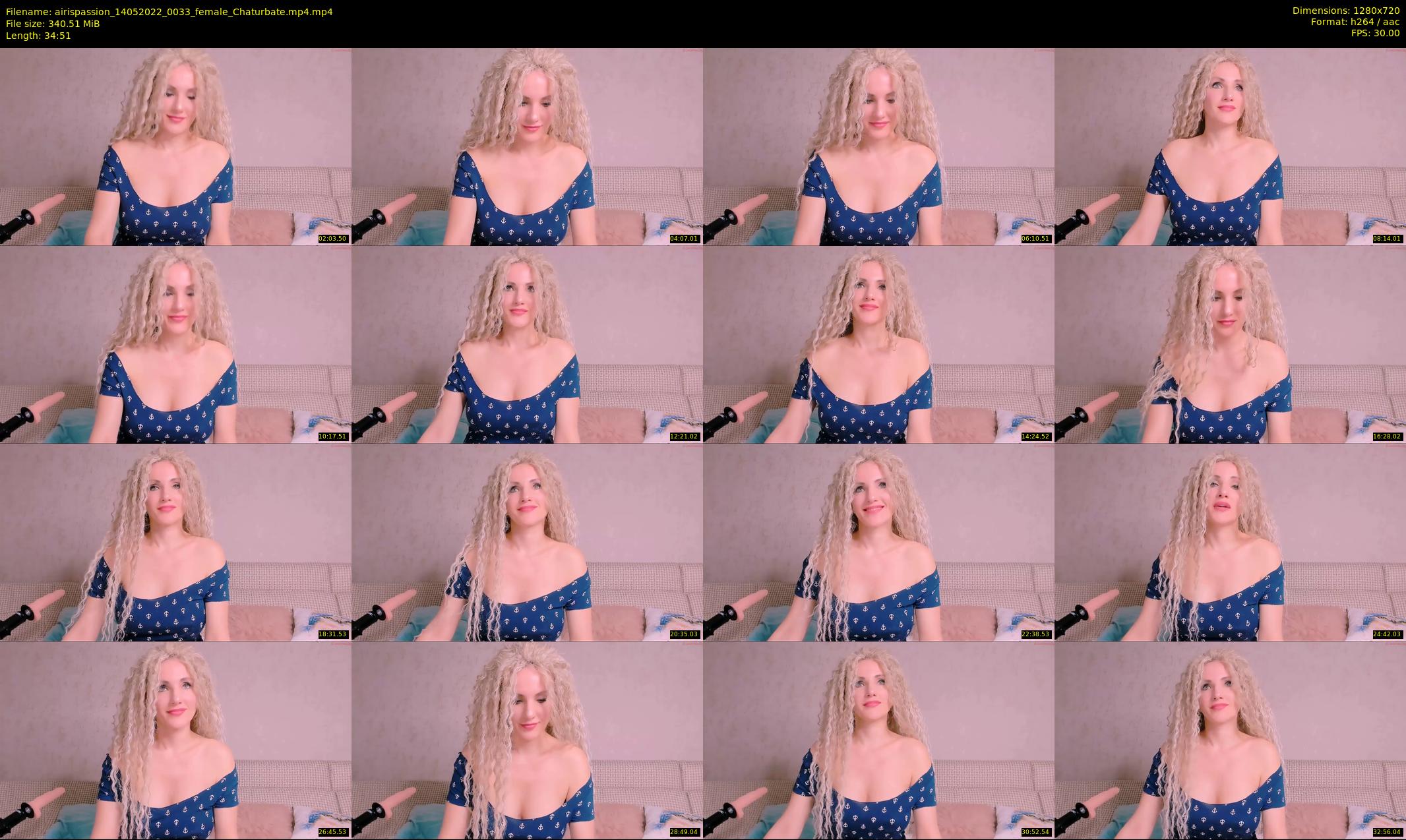 airispassion — 35 minute Chaturbate female cam show recording, 720p, May 14, 2022