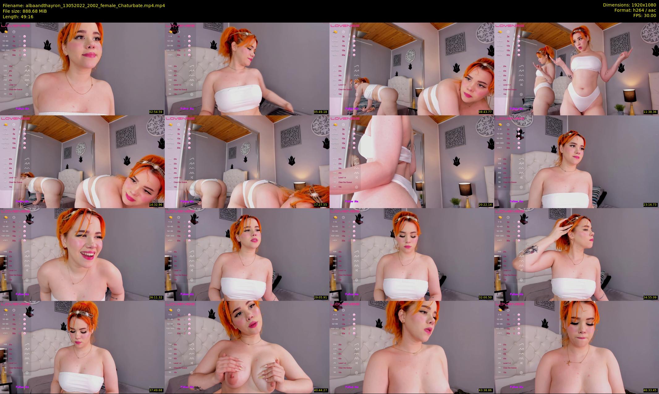 albaandthayron — 50 minute Chaturbate couple cam show recording, 1080p, May 13, 2022