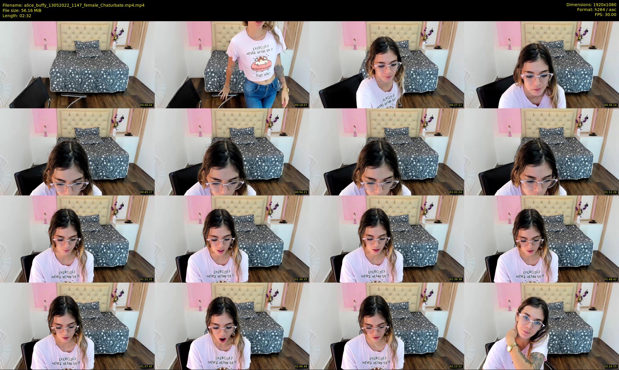 alice_buffy — 3 minute Chaturbate female cam show recording, 1080p, May 13, 2022