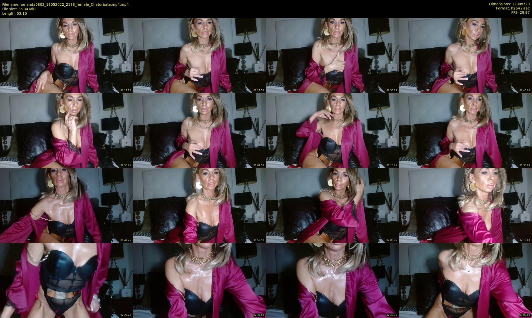 amanda0803 — 4 minute Chaturbate female cam show recording, 720p, May 13, 2022