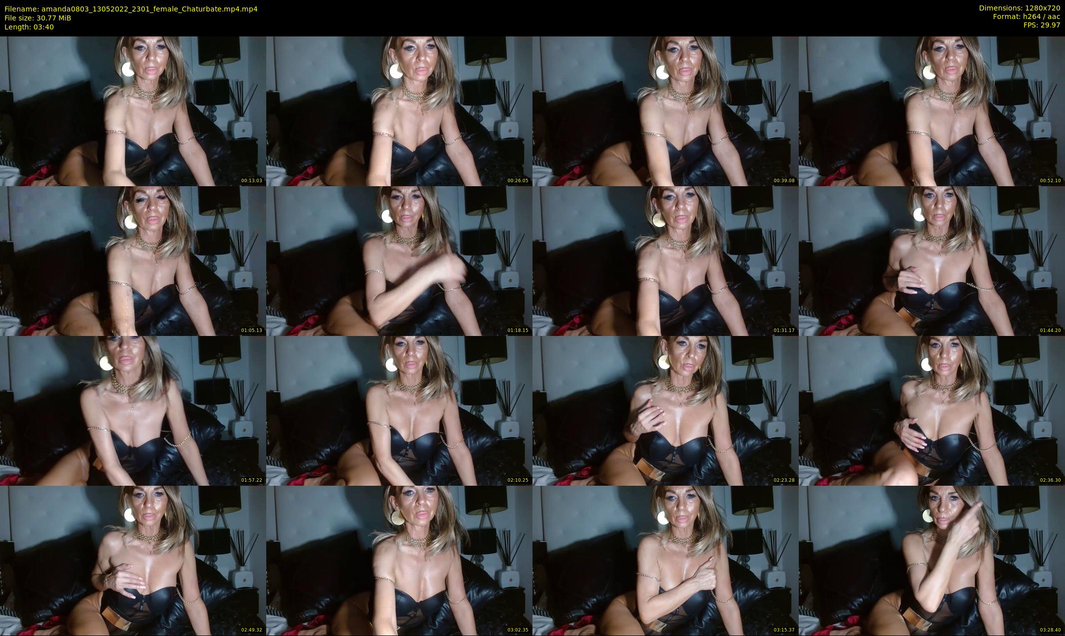 amanda0803 — 4 minute Chaturbate female cam show recording, 720p, May 13, 2022