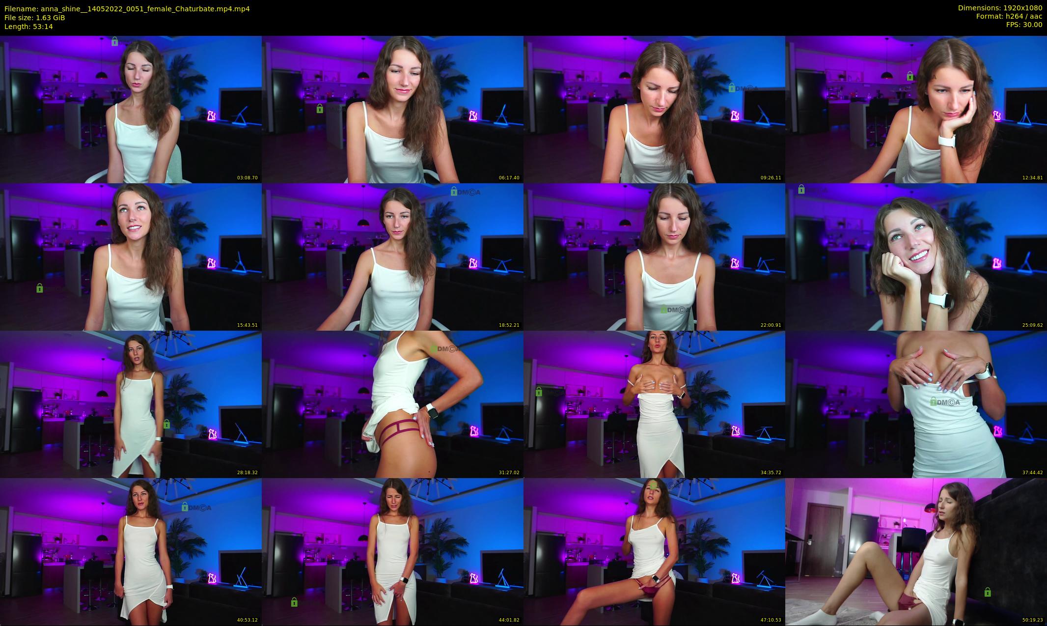 anna_shine_ — 54 minute Chaturbate female cam show recording, 1080p, May 14, 2022