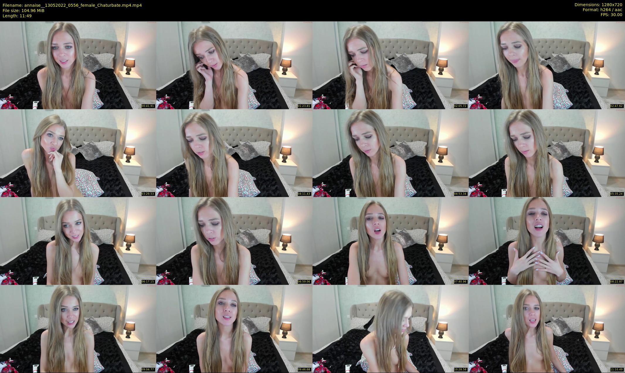 annaise_ — 12 minute Chaturbate female cam show recording, 720p, May 13, 2022