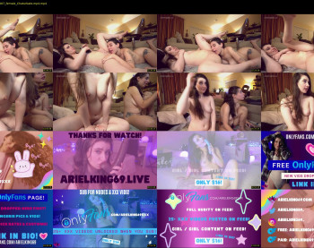 arielking69 — 14 minute Chaturbate female cam show recording, 1080p, May 13, 2022