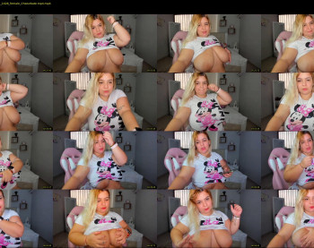 blondyliciousx — 8 minute Chaturbate female cam show recording, 720p, May 13, 2022