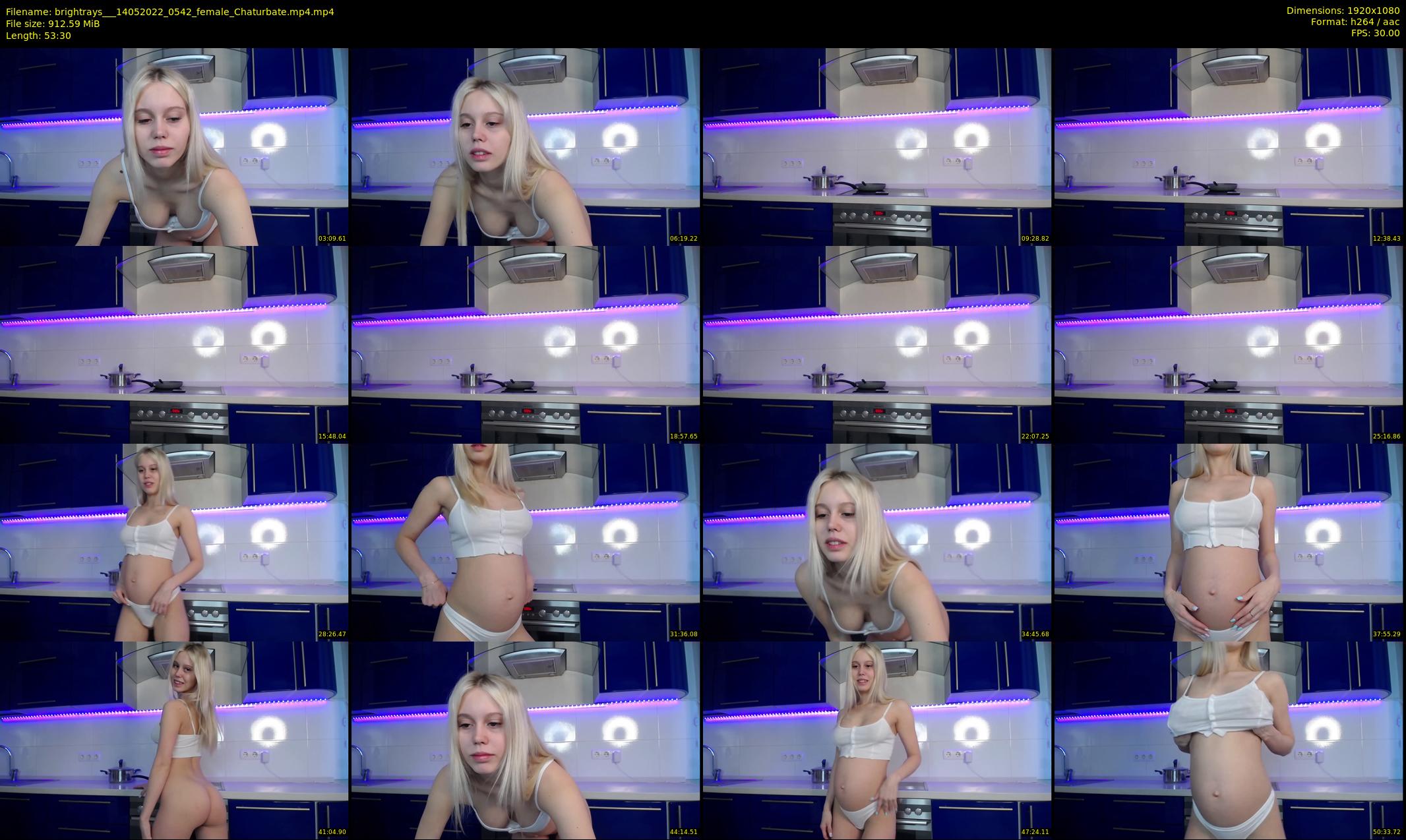 brightrays__ — 54 minute Chaturbate female cam show recording, 1080p, May 14, 2022