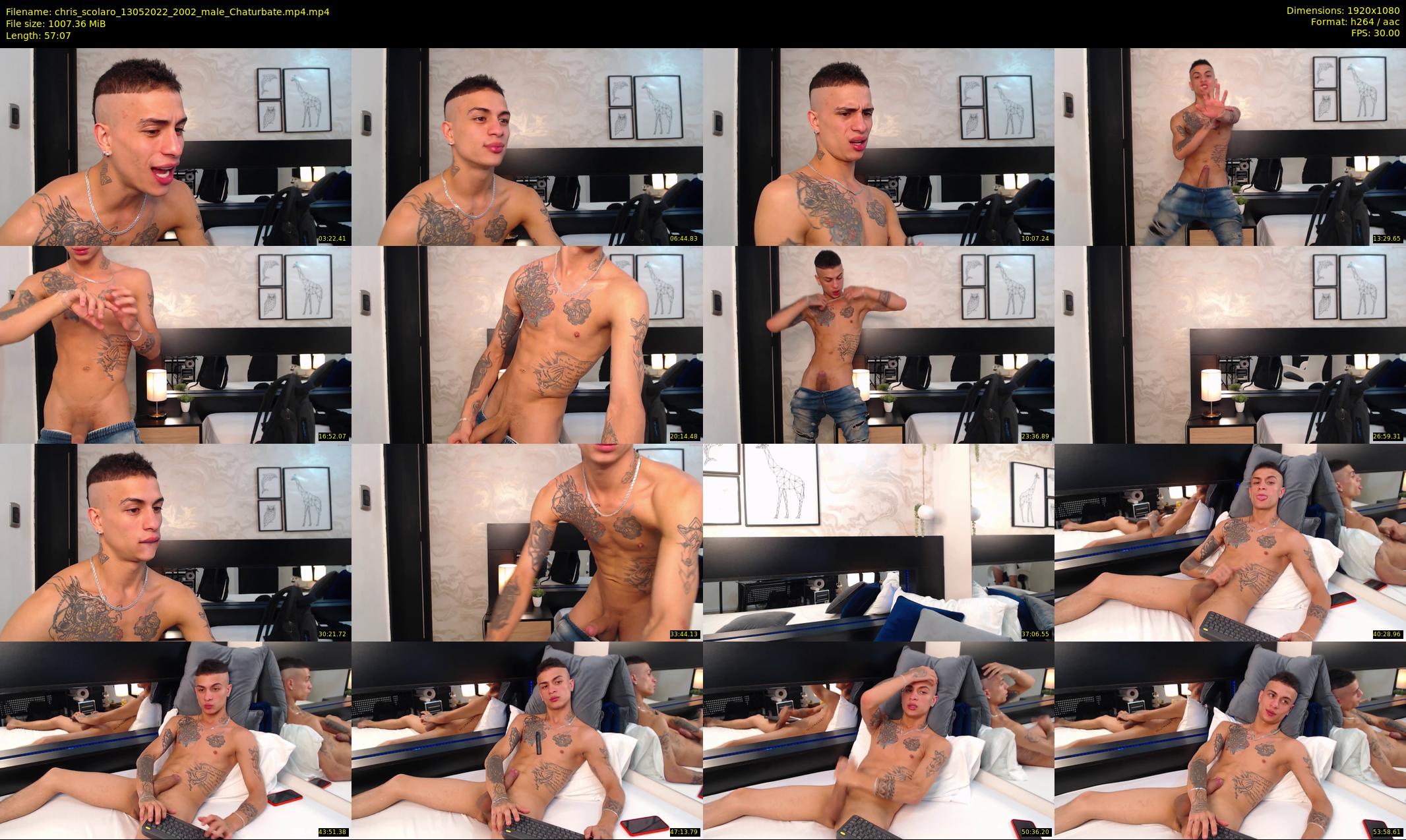 chris_scolaro — 58 minute Chaturbate male cam show recording, 1080p, May 13, 2022