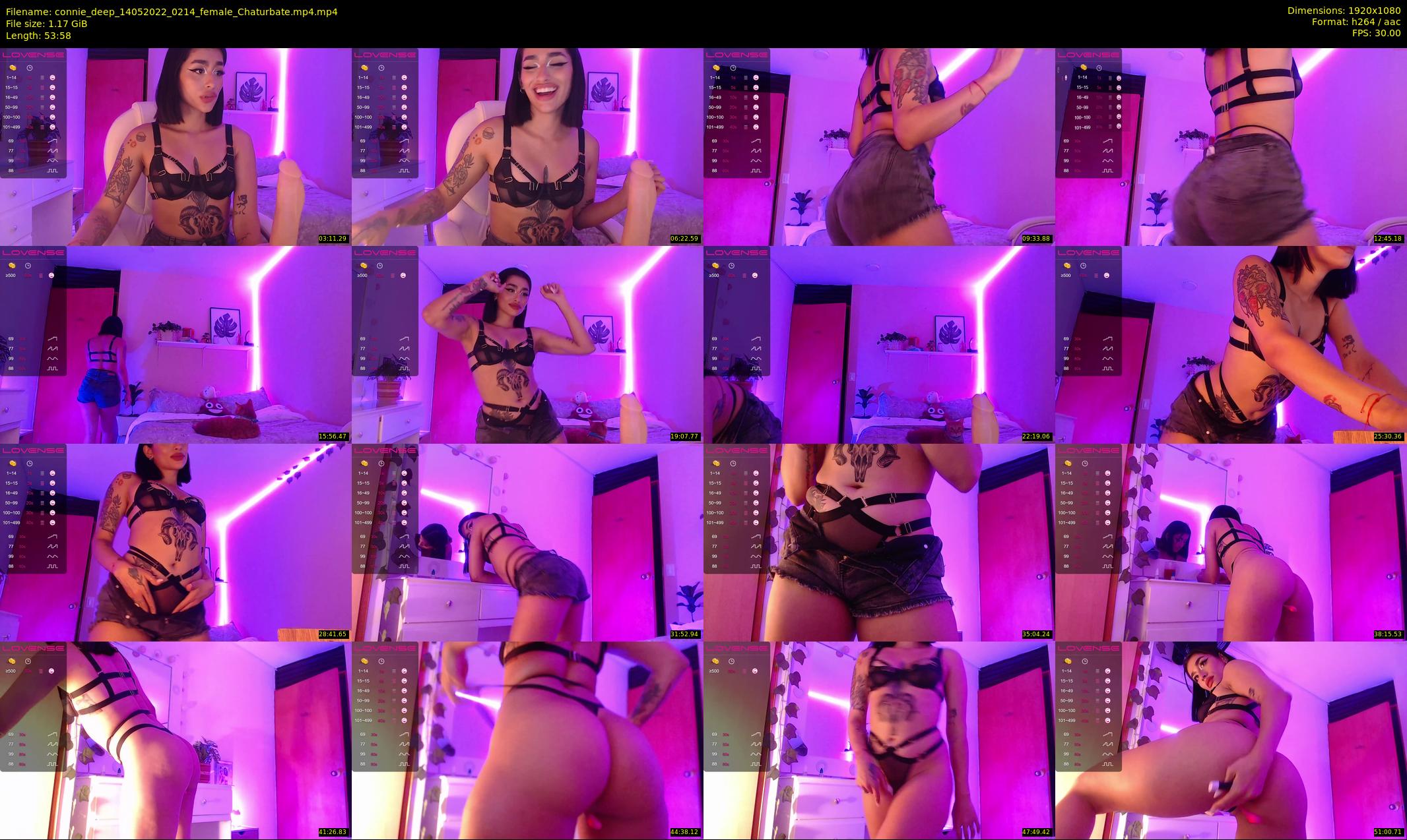 connie_deep — 54 minute Chaturbate female cam show recording, 1080p, May 14, 2022