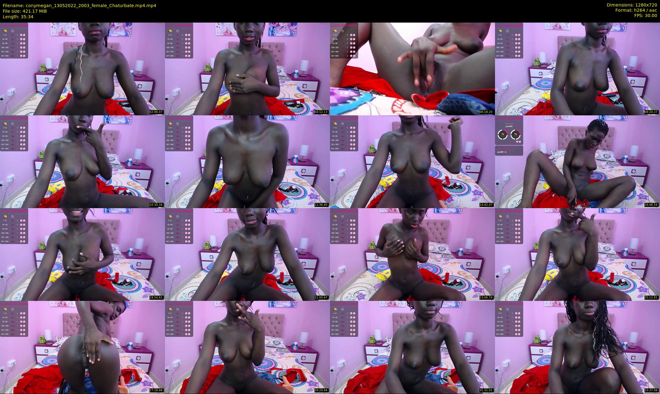 conymegan — 36 minute Chaturbate female cam show recording, 720p, May 13, 2022