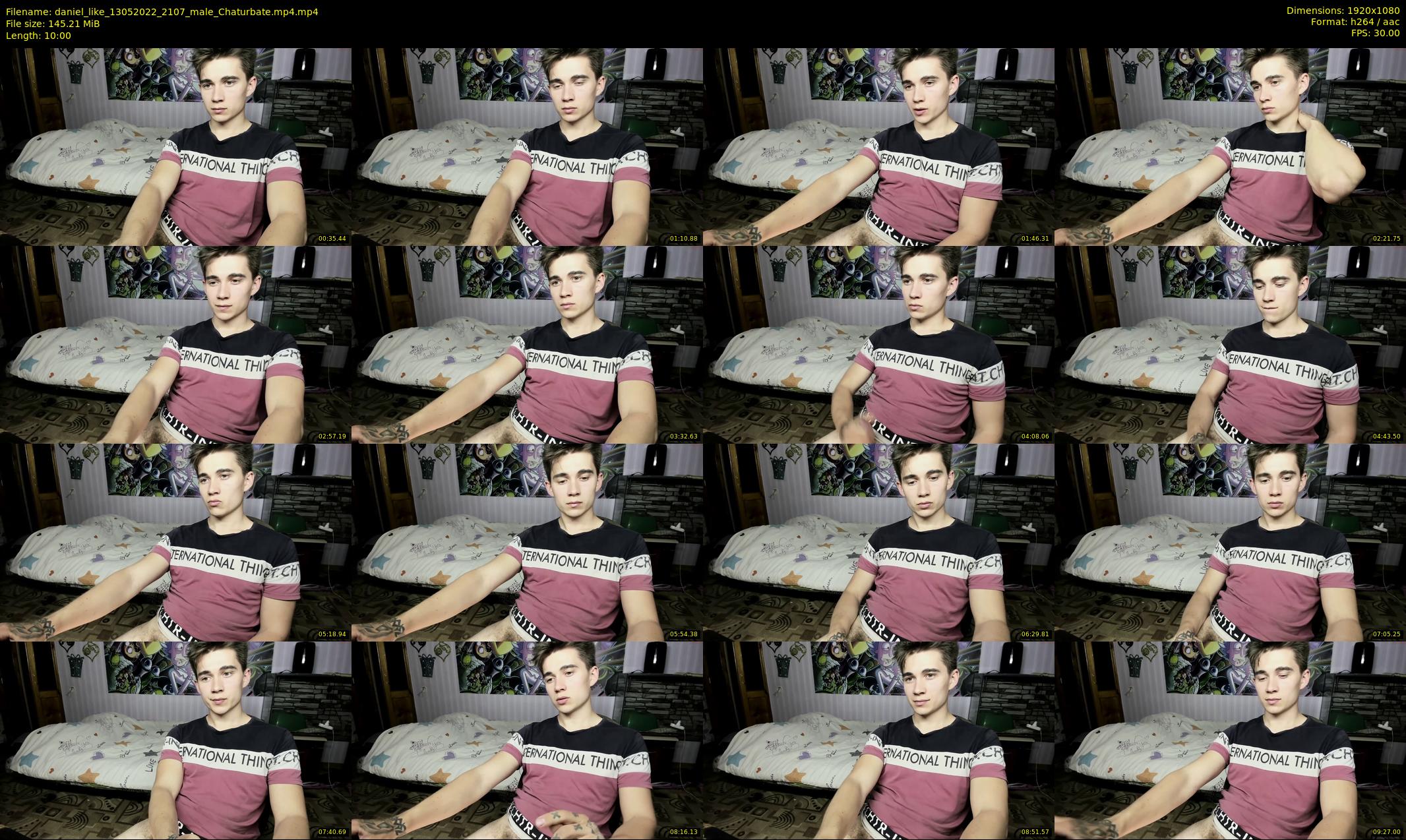 daniel_like — 10 minute Chaturbate male cam show recording, 1080p, May 13, 2022