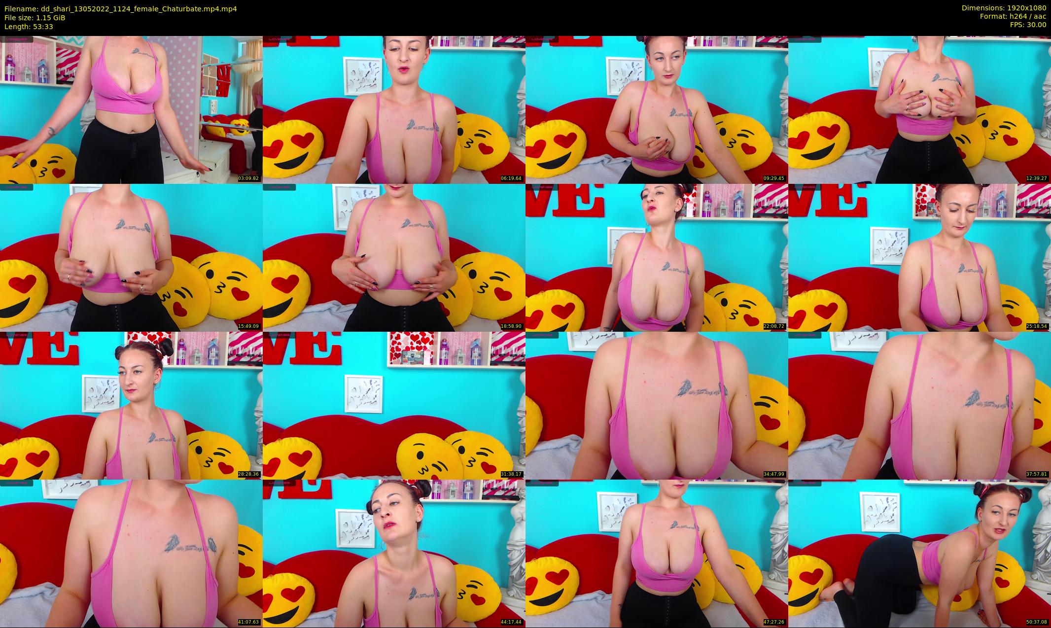 dd_shari — 54 minute Chaturbate female cam show recording, 1080p, May 13, 2022