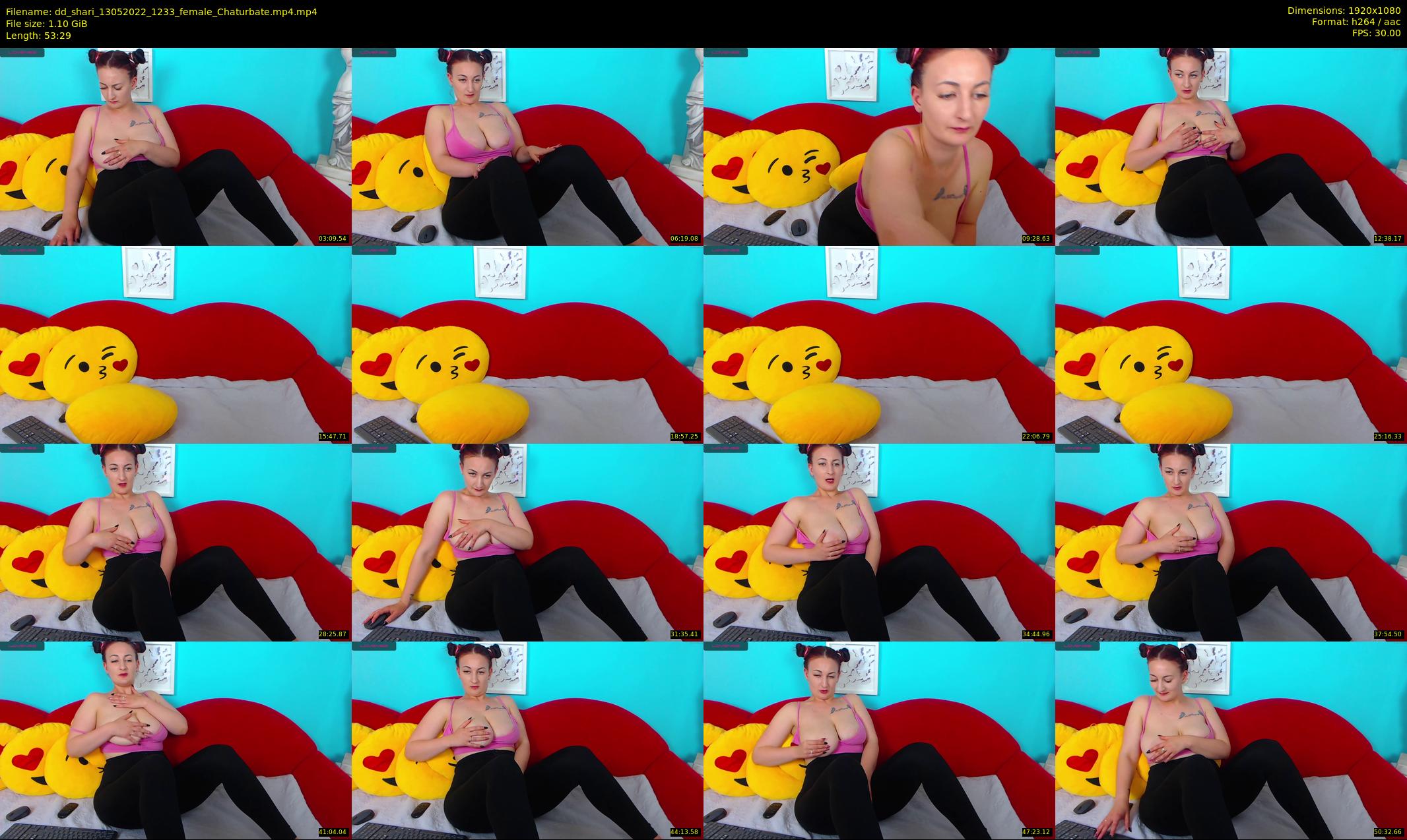 dd_shari — 54 minute Chaturbate female cam show recording, 1080p, May 13, 2022