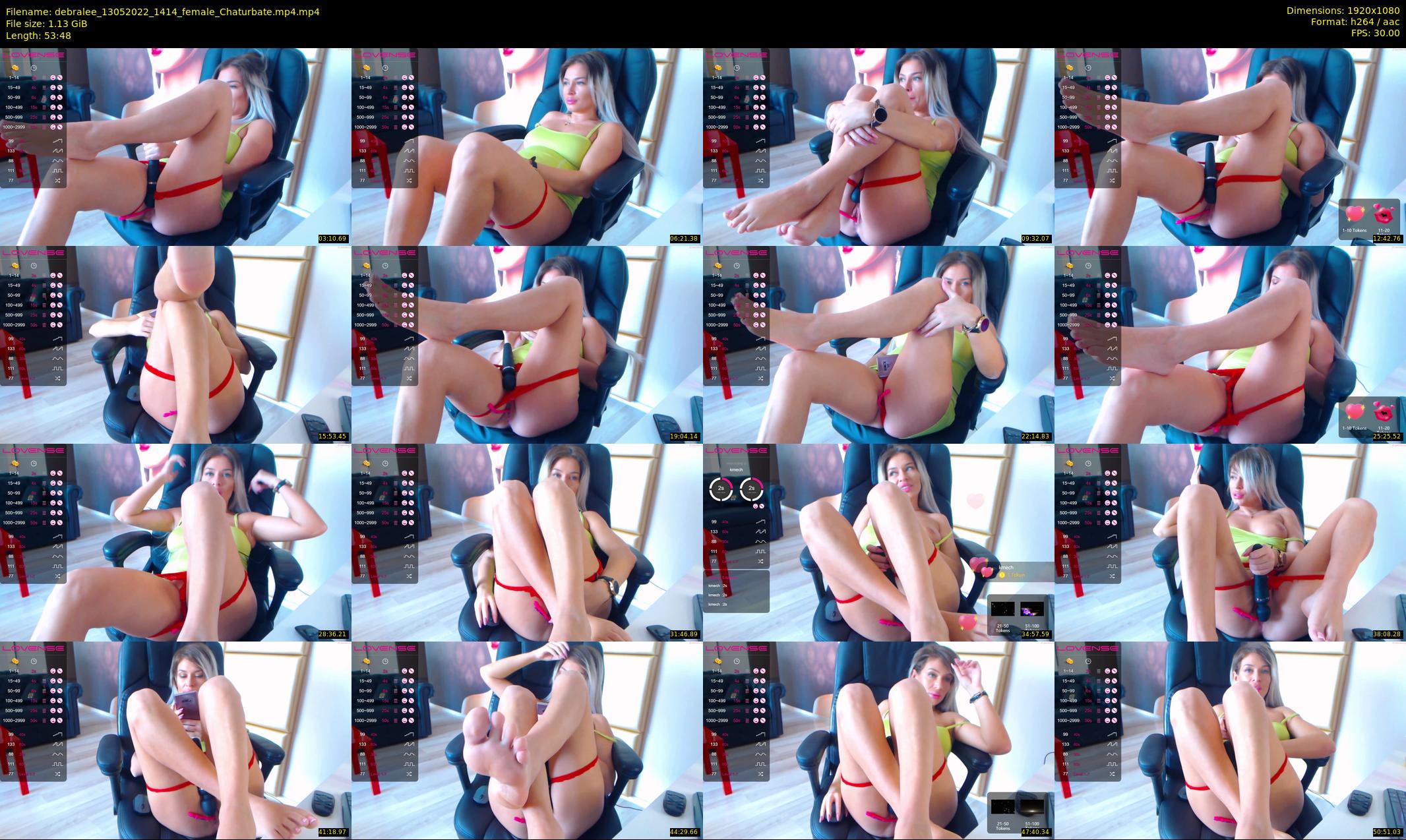 debralee — 54 minute Chaturbate female cam show recording, 1080p, May 13, 2022